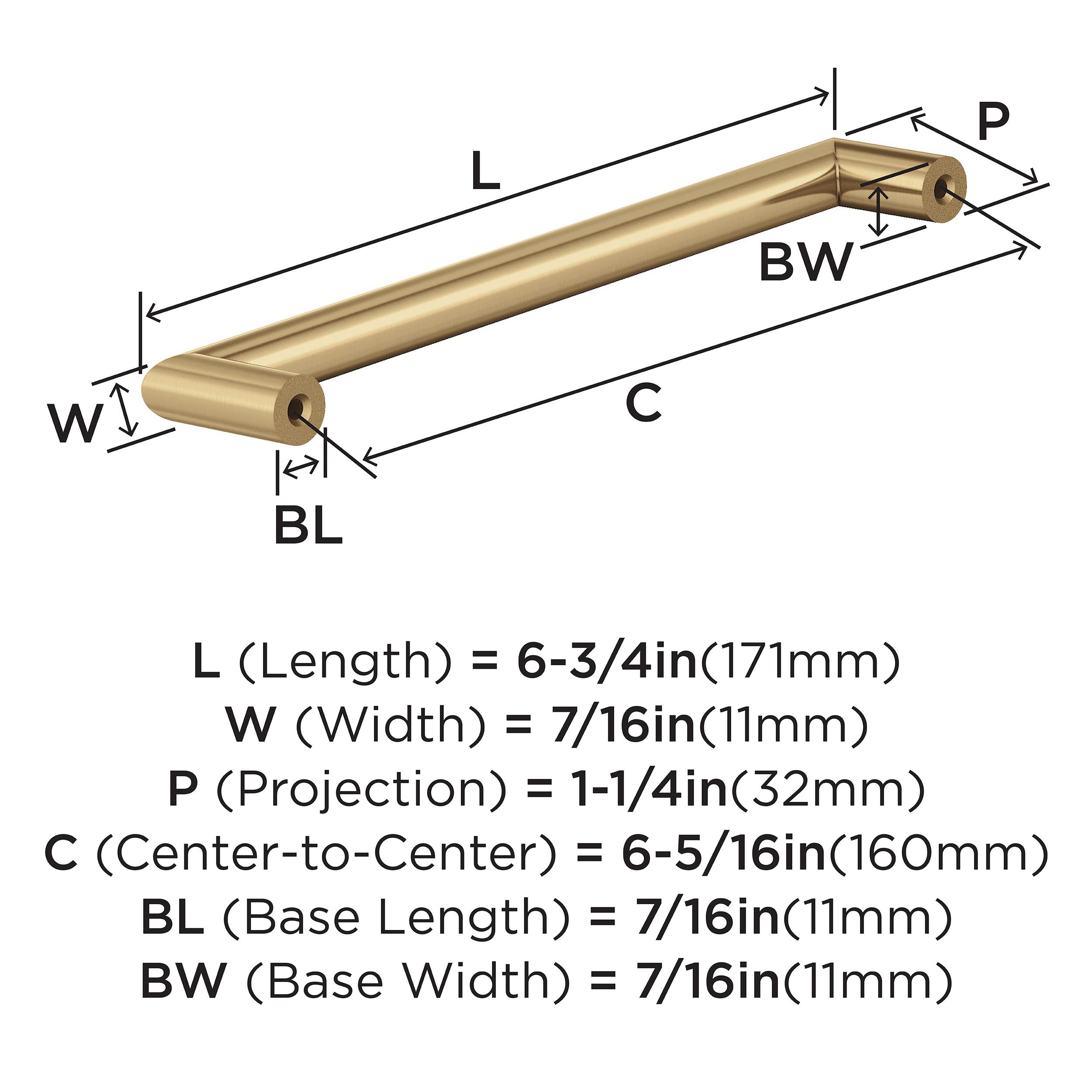 Amerock BP36854CZ Cabinet-Pulls - View #4