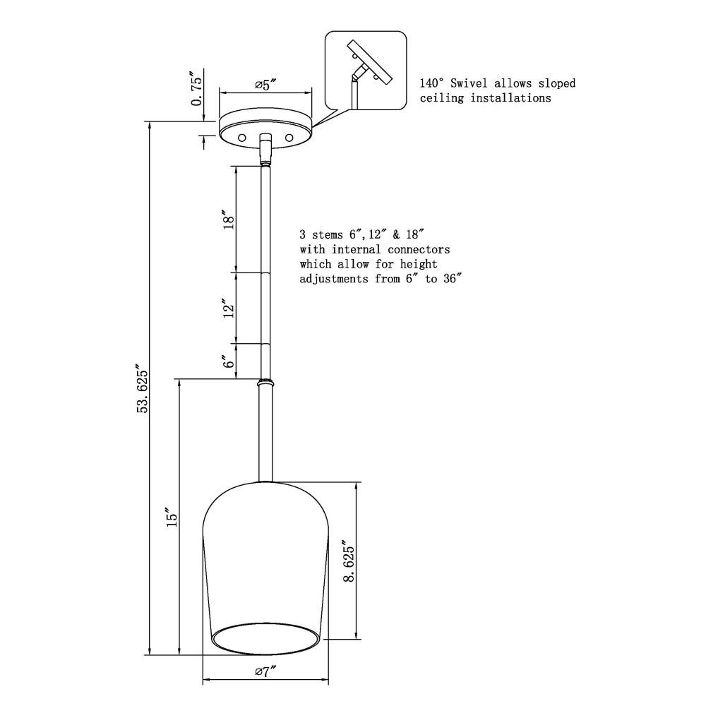 Forte Lighting 2726-01-62 Pendant-Lights - View #4