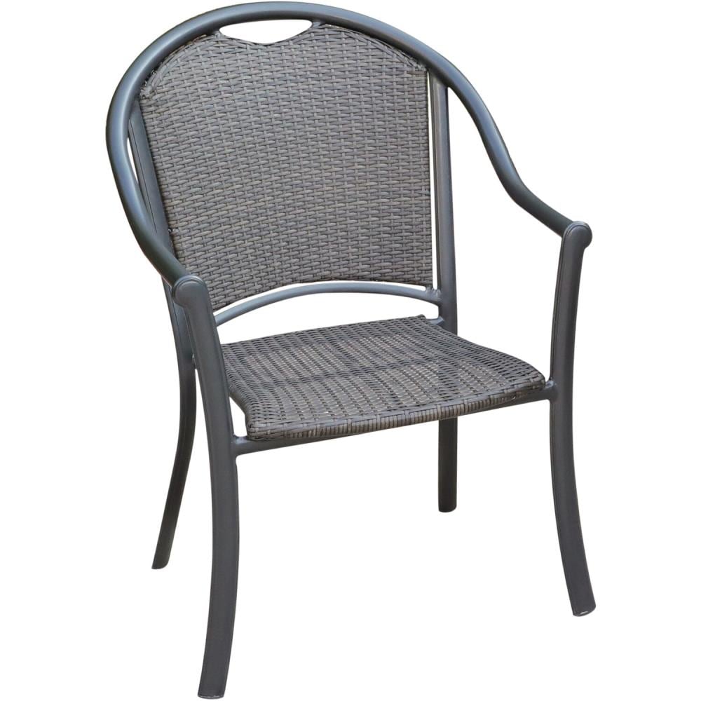 With Woven Seat In The Patio Chairs, Gray Metal Dining Chairs