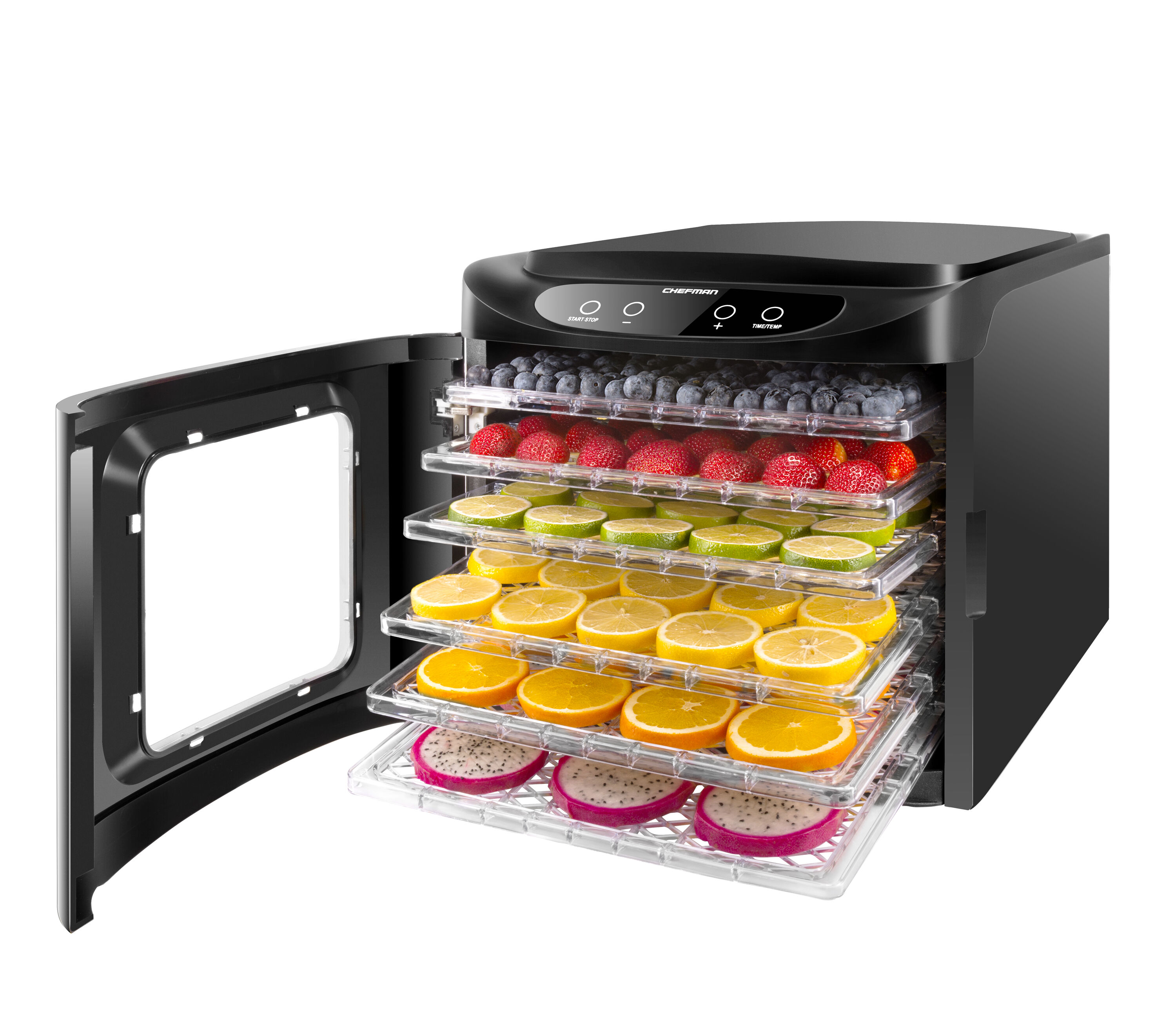 Ivation 6-tray, Food, Fruit & Jerky Dehydrator Machine - Black