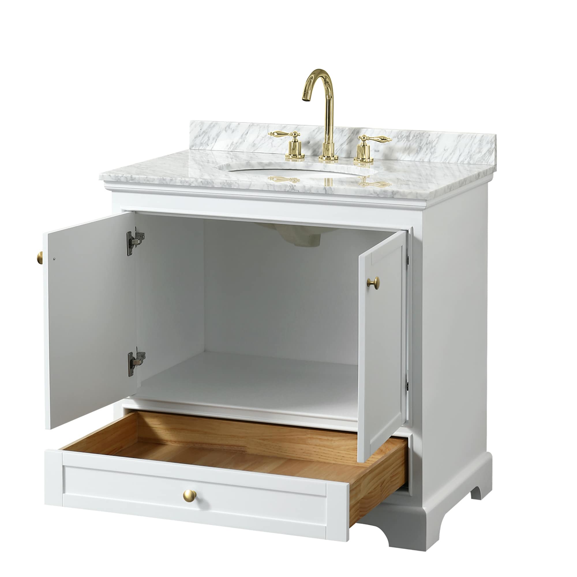 Wyndham Collection WCS202036SWGCMUNOMXX Bath-Vanity-Combo - View #2