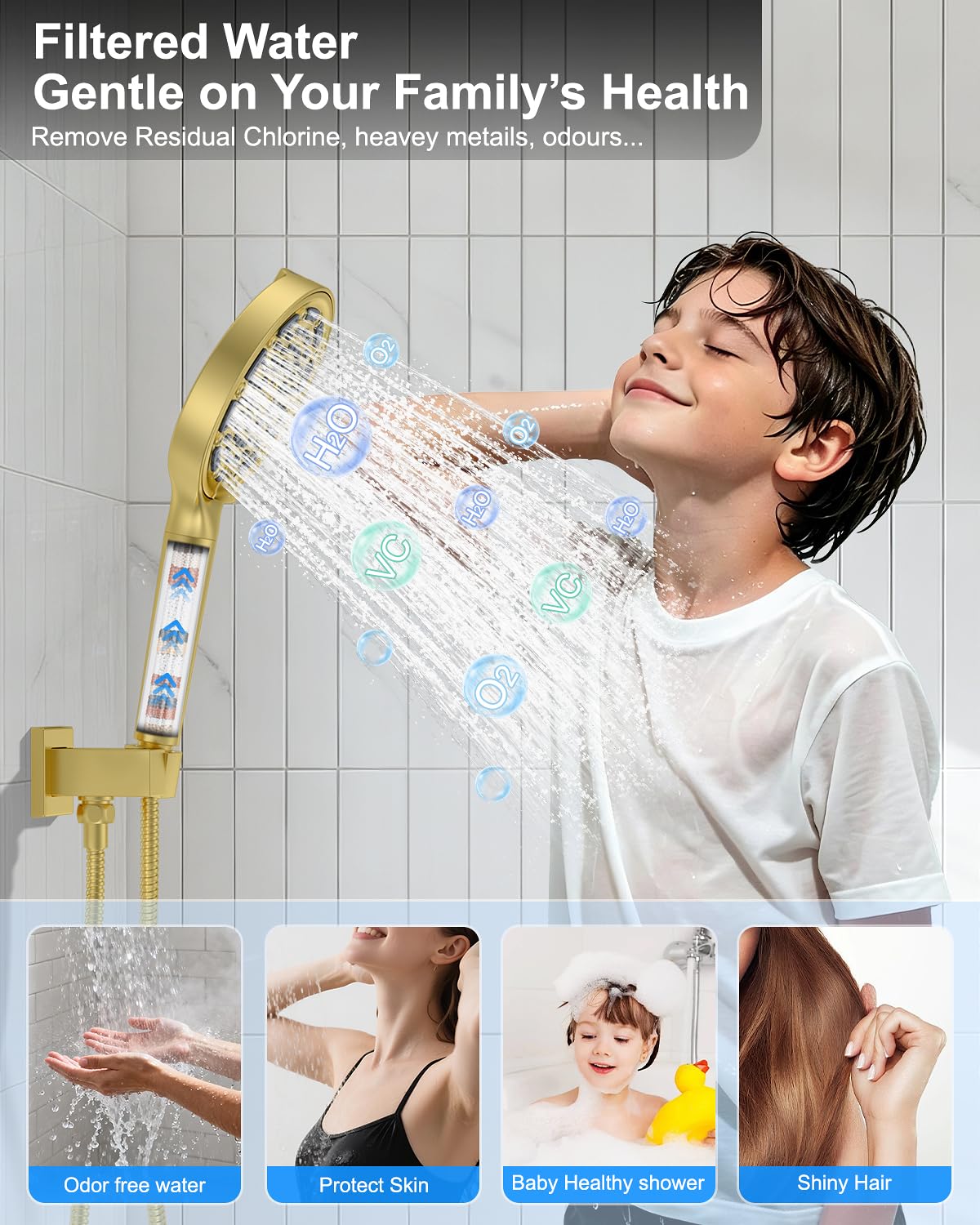 Afoxsos LAF0730F040 Showerhead-Bar-Panels - View #5