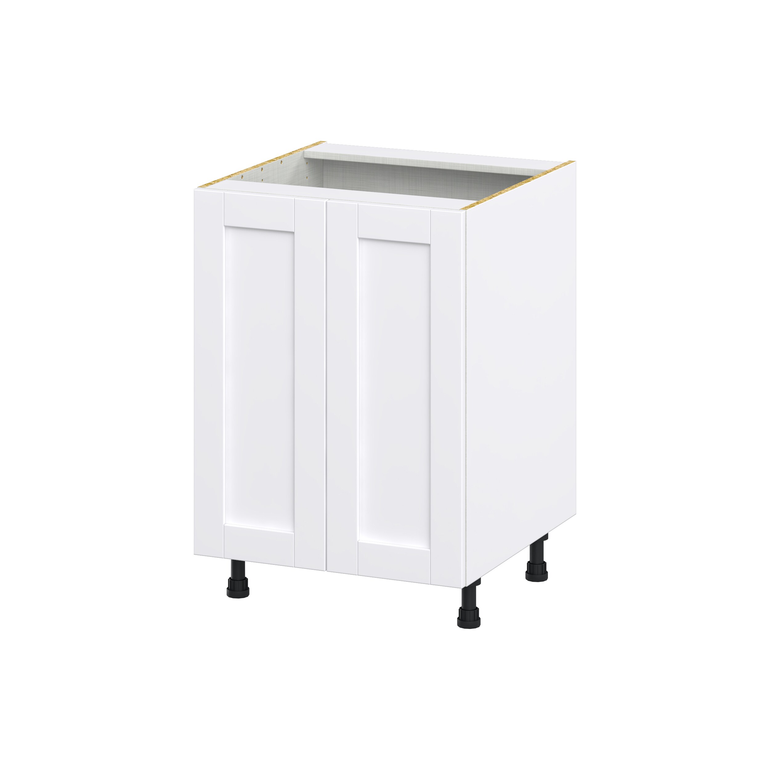 Hugo&Borg DSB24-2FH-RM Rosemont 24-in W x 34.5-in H x 24-in D Glacier White Base Fully assembled Cabinet (Flat Panel Shaker)