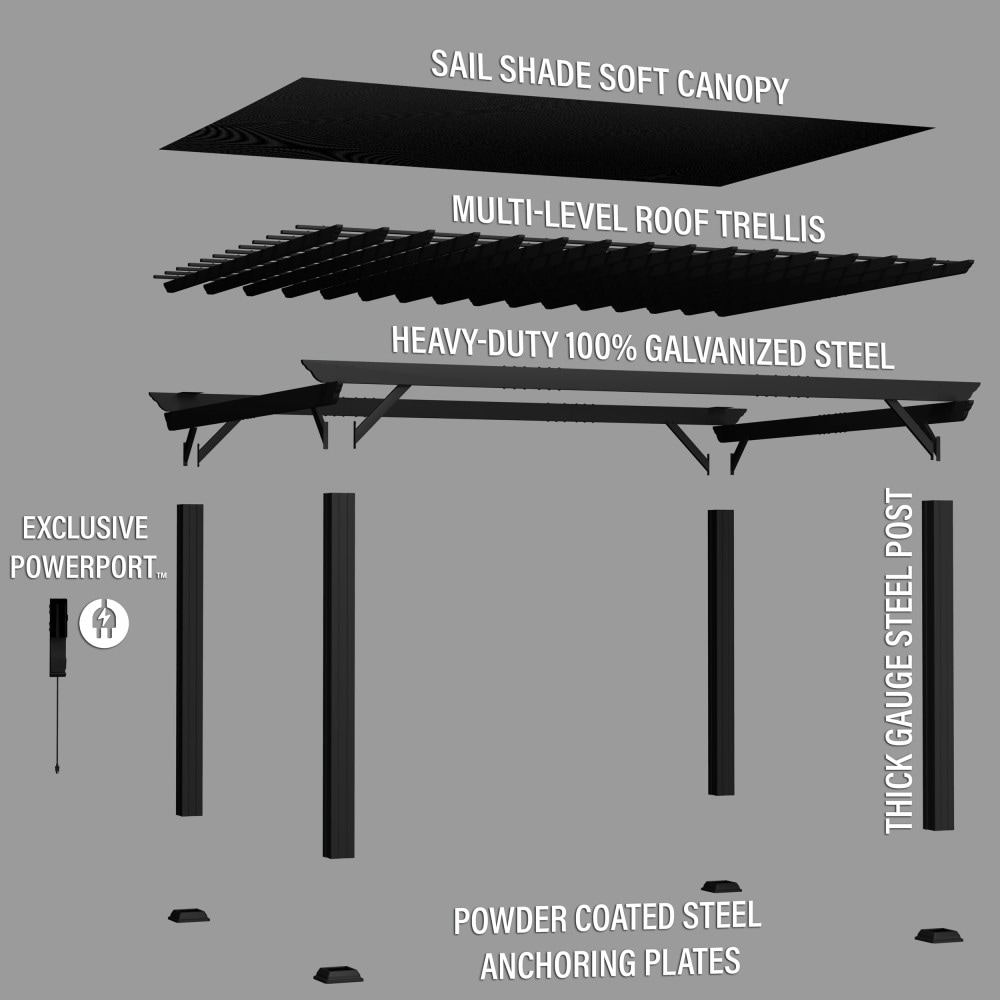 Range Outdoor Living 2600454COM Pergolas-2 - View #14