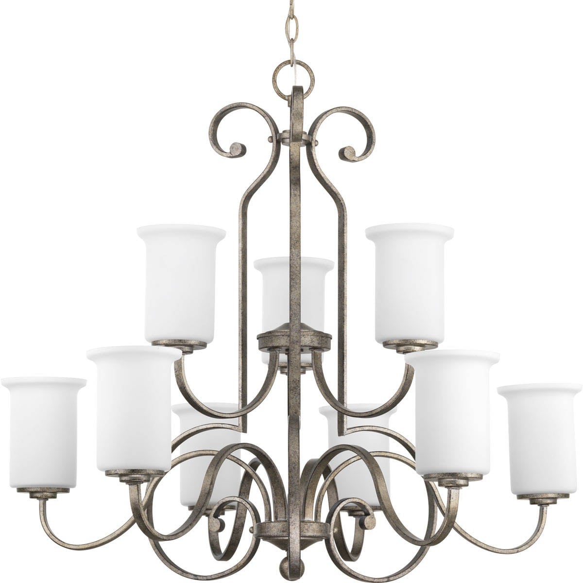 Progress Lighting P4250-144 Stroll Pebbles Transitional Chandelier