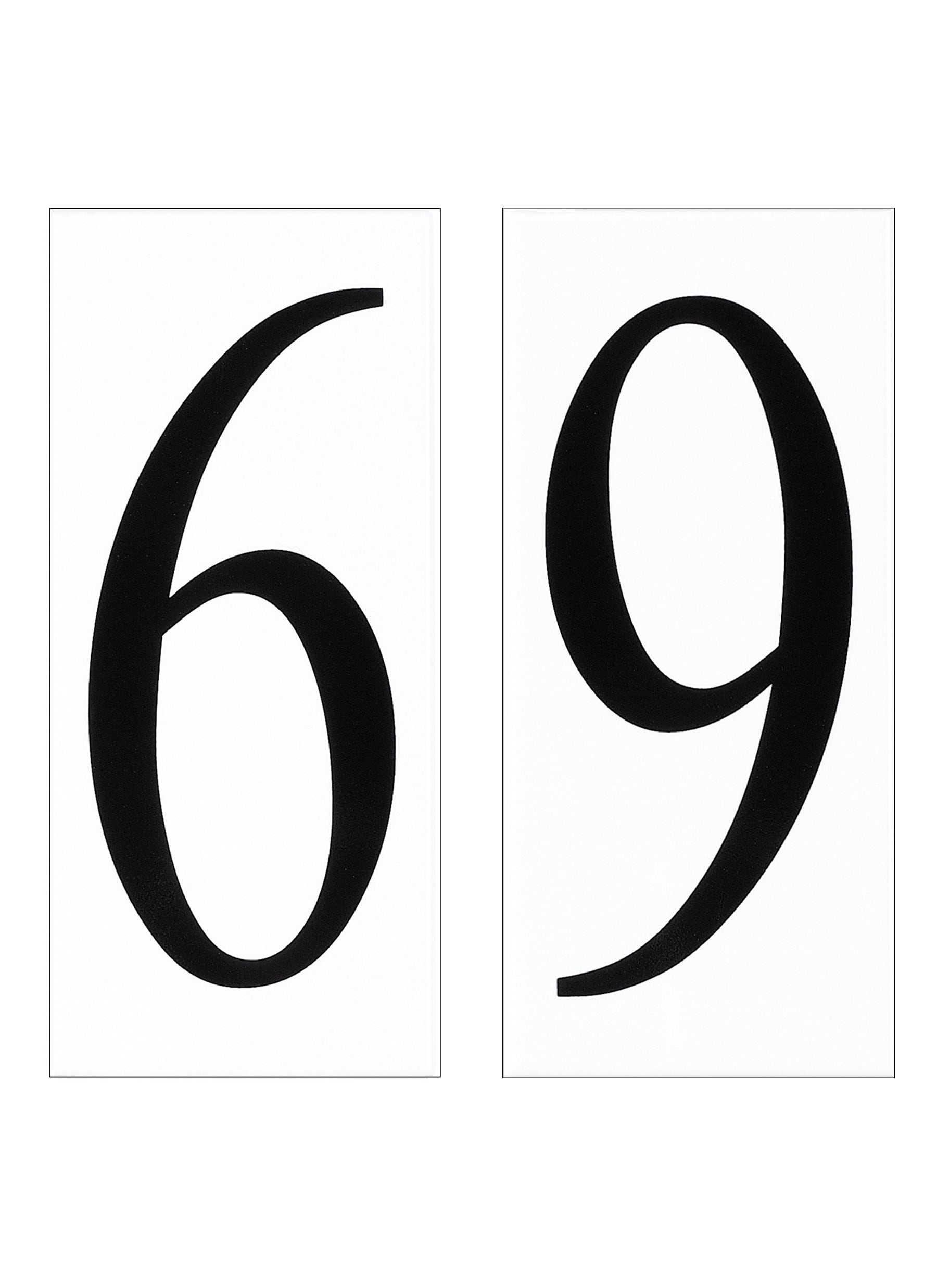 Generation Lighting 90616-68  Address Light Address Number Tile White Plastic 6 or 9