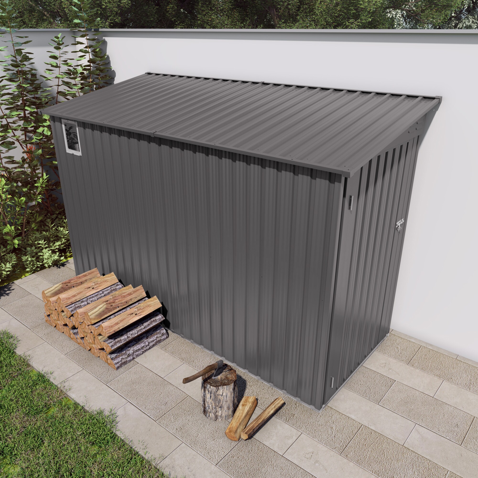 LUXEYARD DS-M-BAC03981 Metal-Storage-Buildings-Sheds - View #13