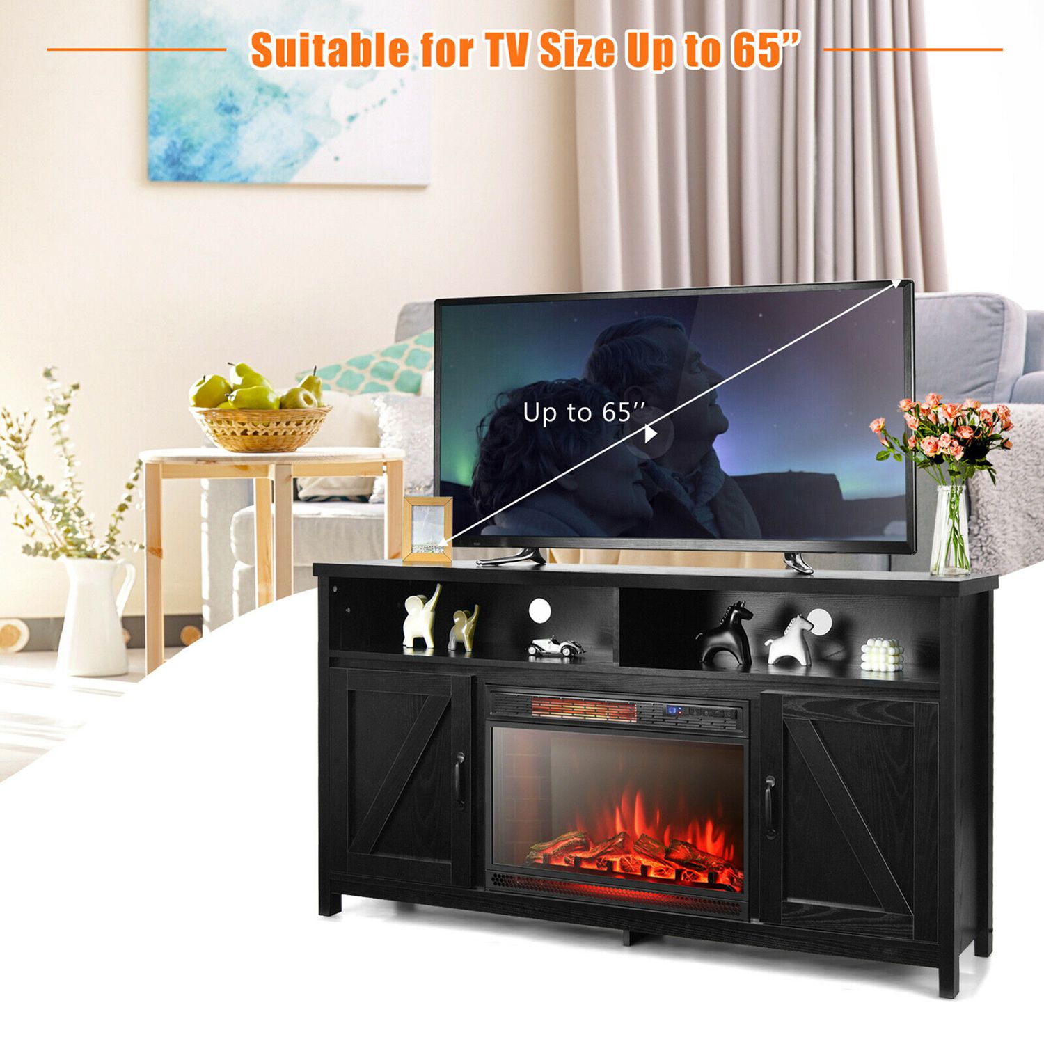 Costway CSHY001475 Electric-Fireplaces - View #5