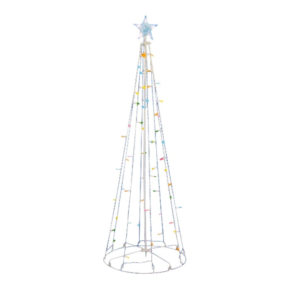 Northlight 23148825 60-in Tree Light Display with Multicolor LED Lights
