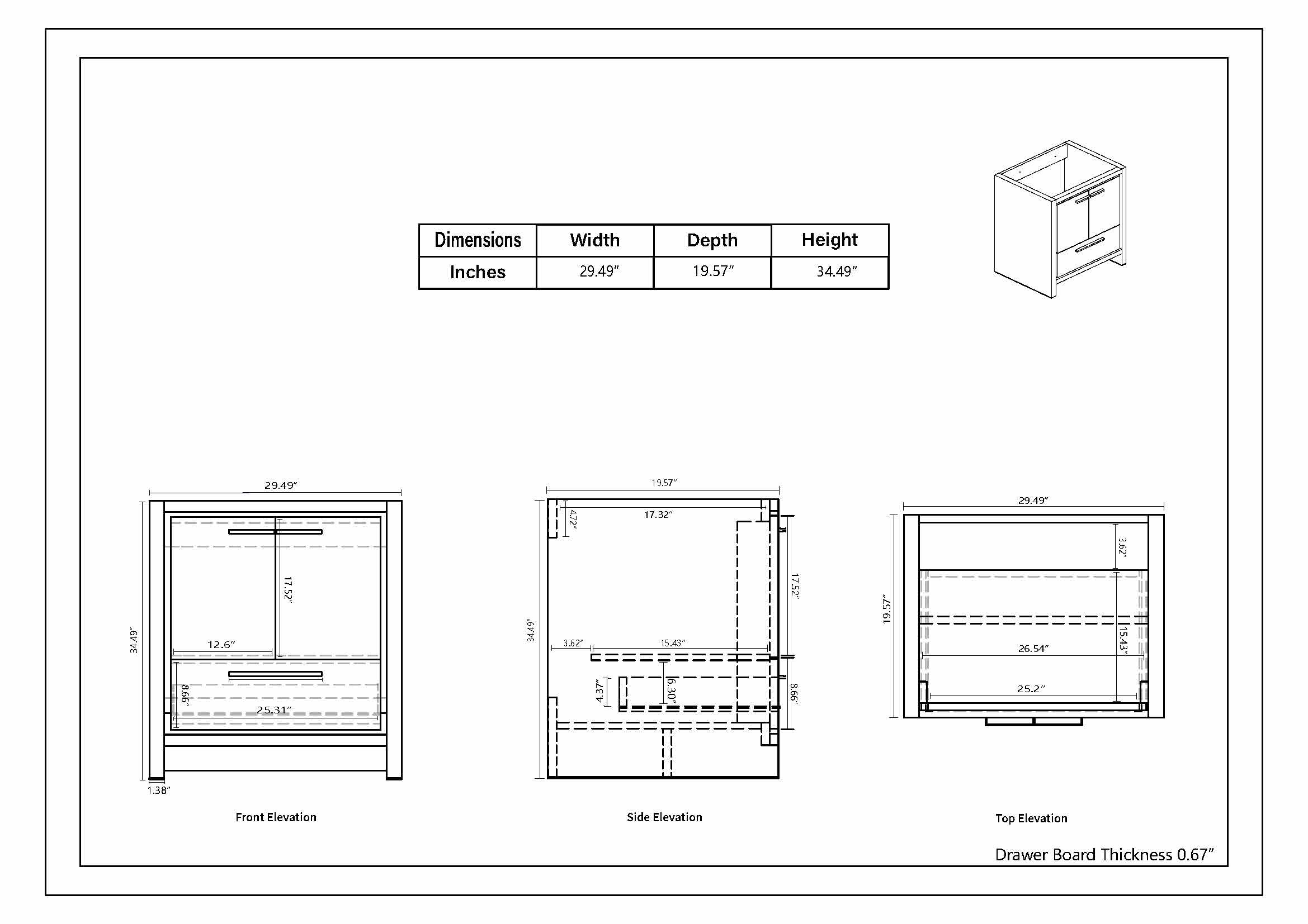 Moreno Bath MD630RW Bath-Vanity-Combo - View #8