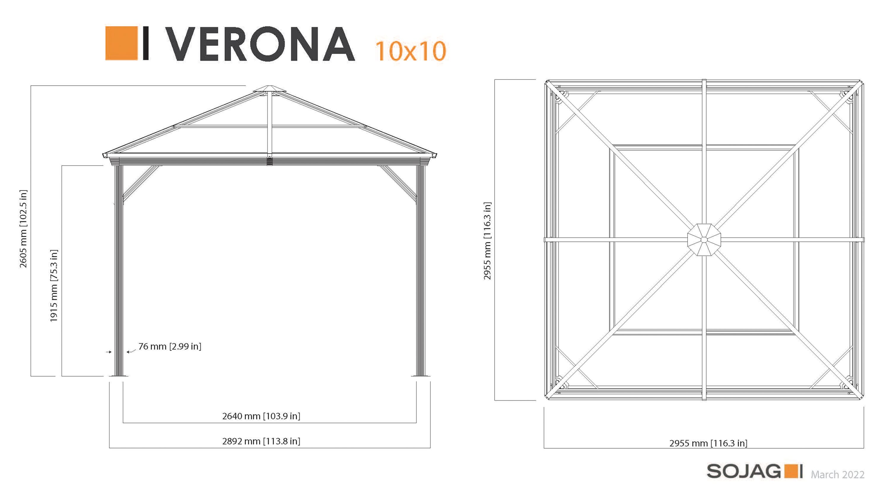 Sojag 310-9168464 Wood-Resin-Gazebos - View #14