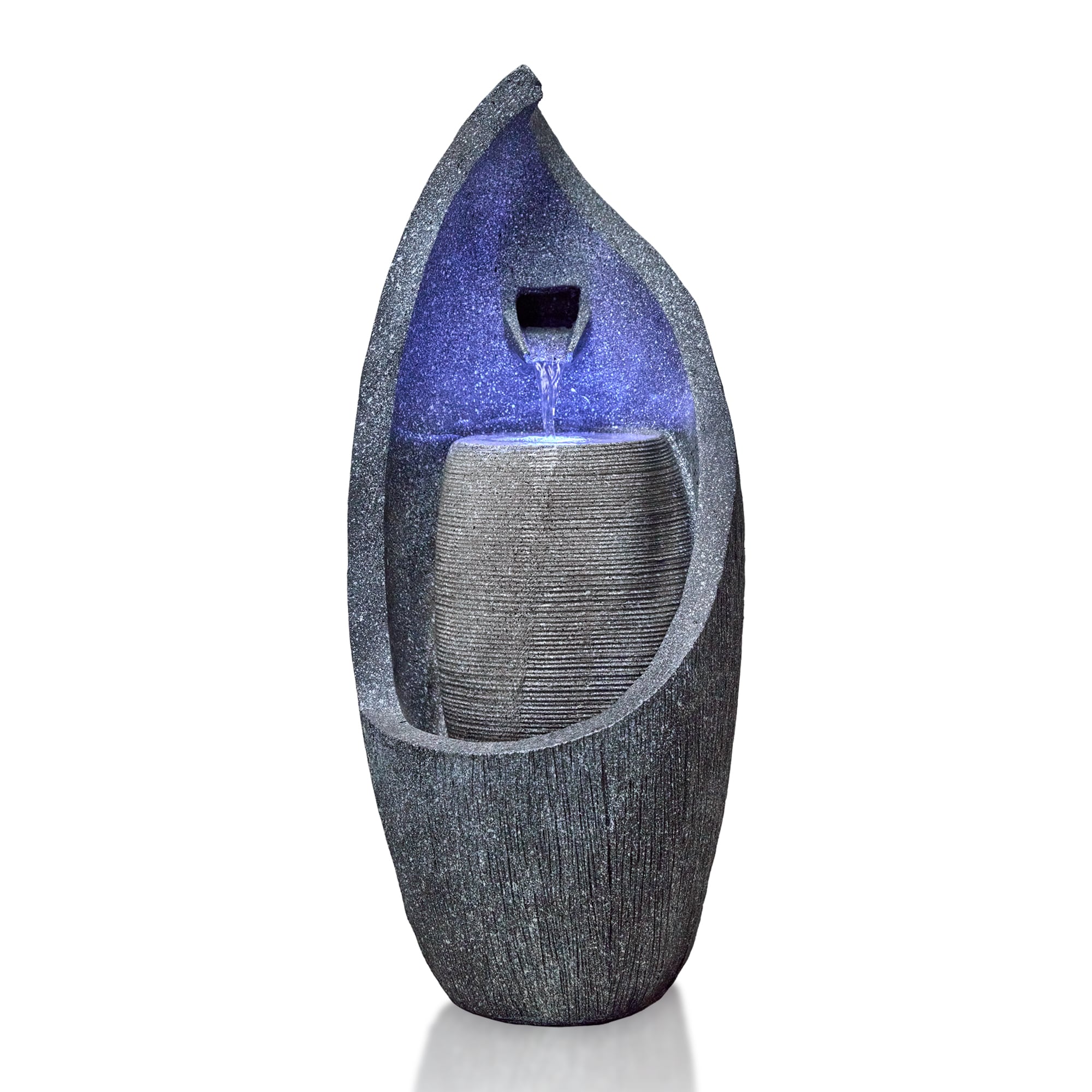 Vbal LSFF55 32.68-in H Resin Electric Powered Outdoor Fountain Statue Pump Included
