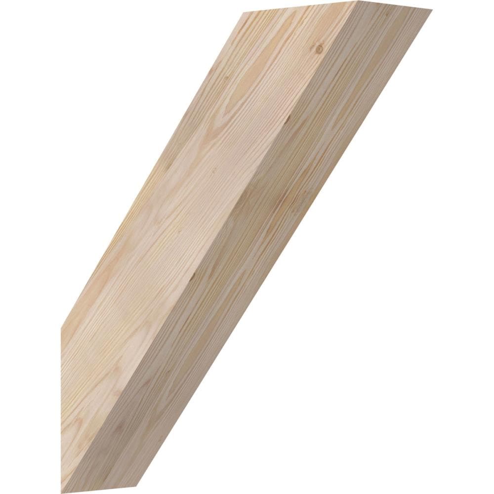 Ekena Millwork BRC06X20X24TRA00SDF 5-1/2-in x 20-in x 24-in Douglas Fir Unfinished Wood Traditional smooth