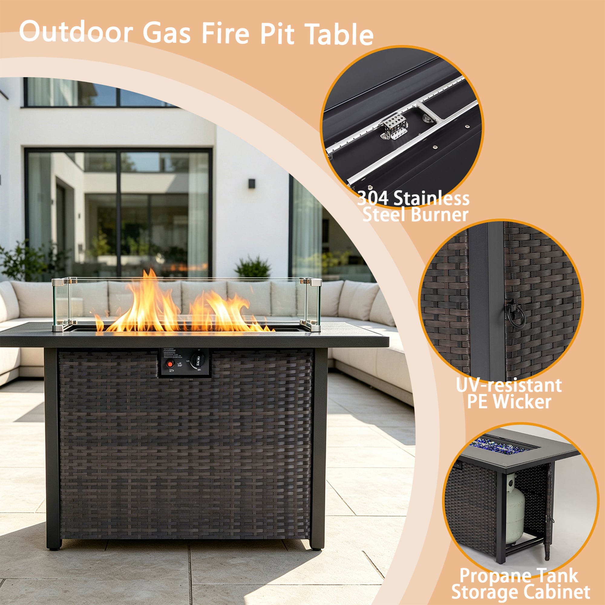 TATAHANCE XW85344PFPT56 Outdoor-Gas-Firepits - View #5
