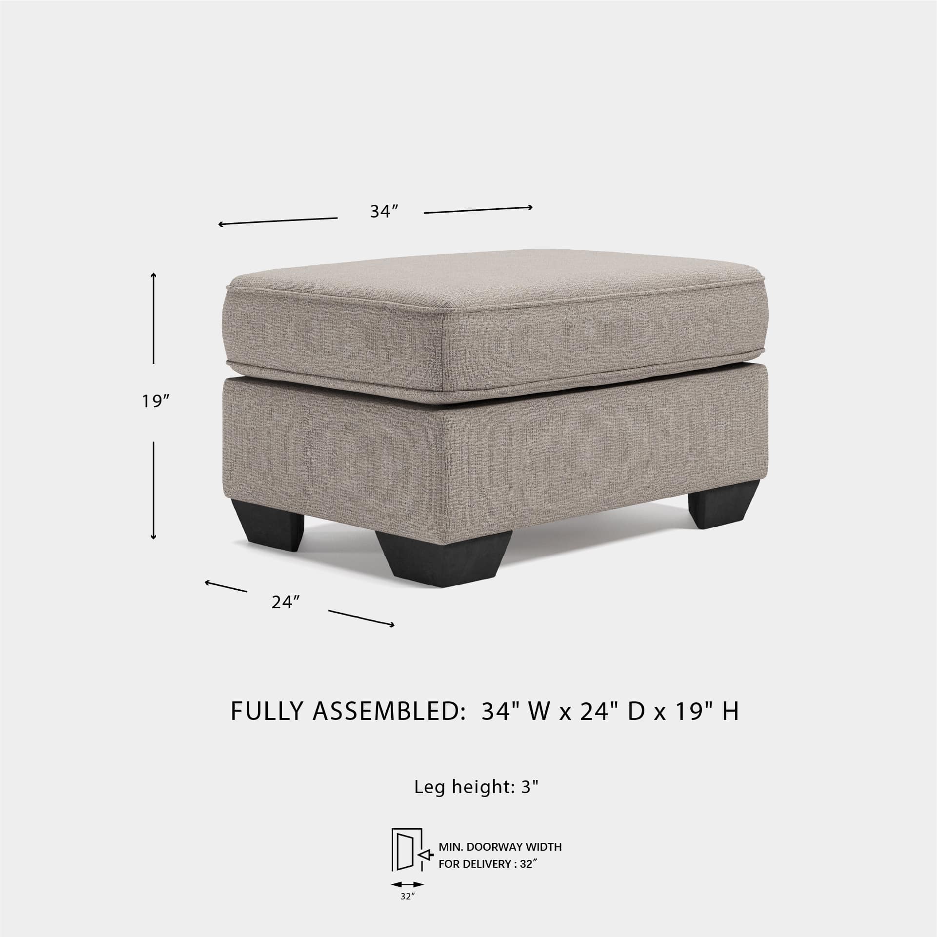 Signature Design by Ashley 5510414 Indoor-Ottomans - View #4