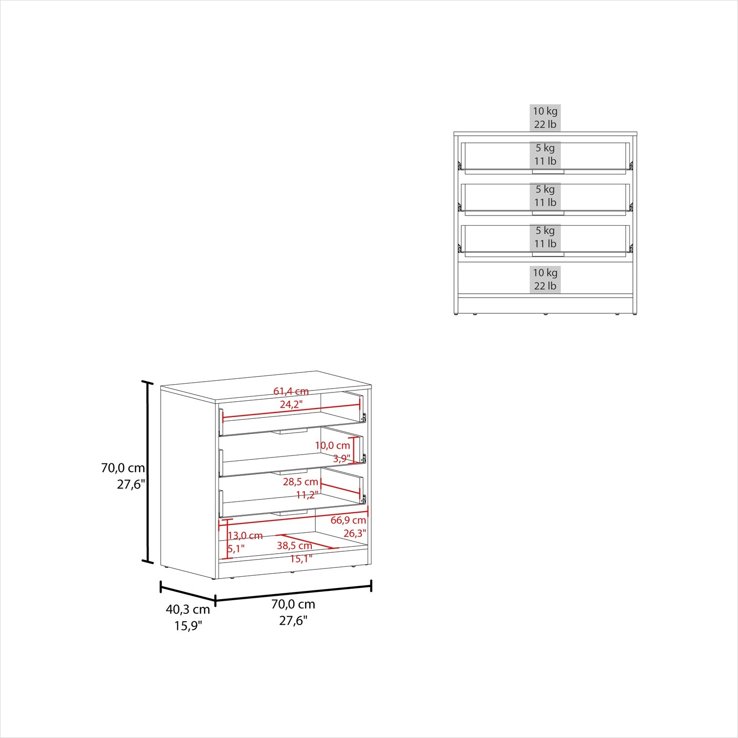 Naturefalls EWW4DPZ5Z3R8 dressers - View #2