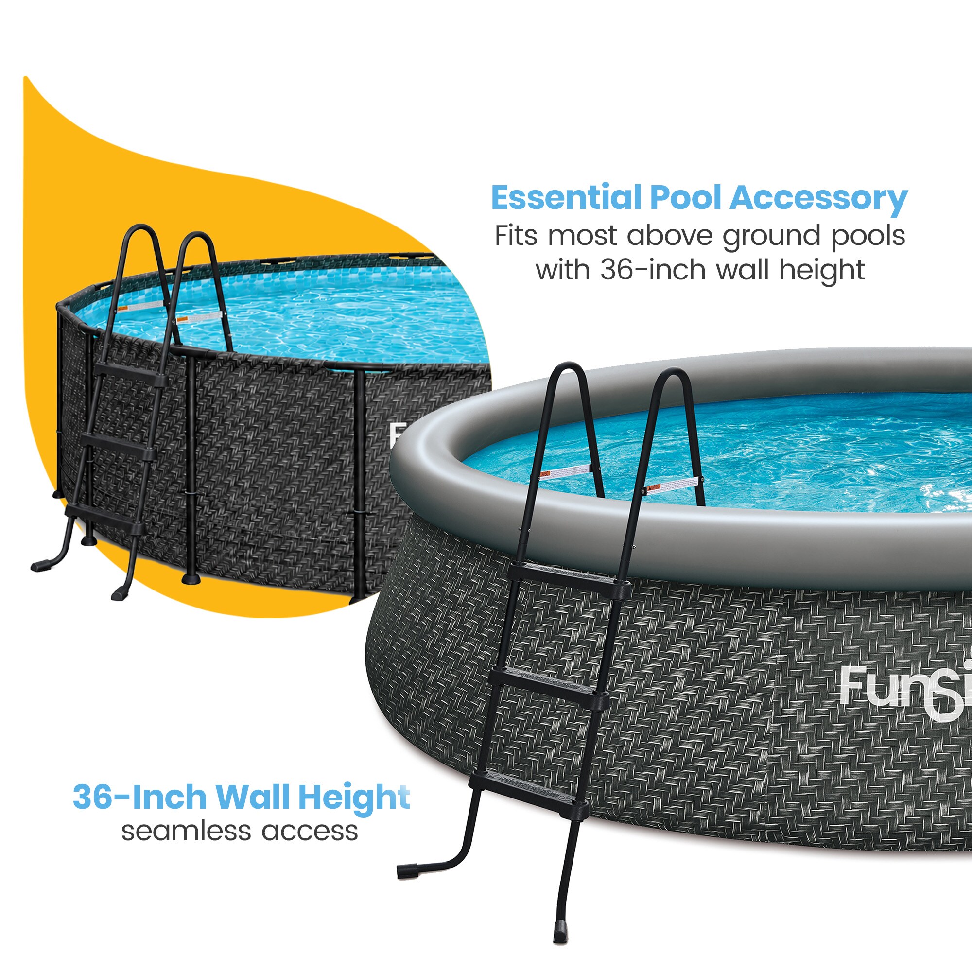 Funsicle P5436000K Above-Ground-Pool-Lad-Steps - View #9
