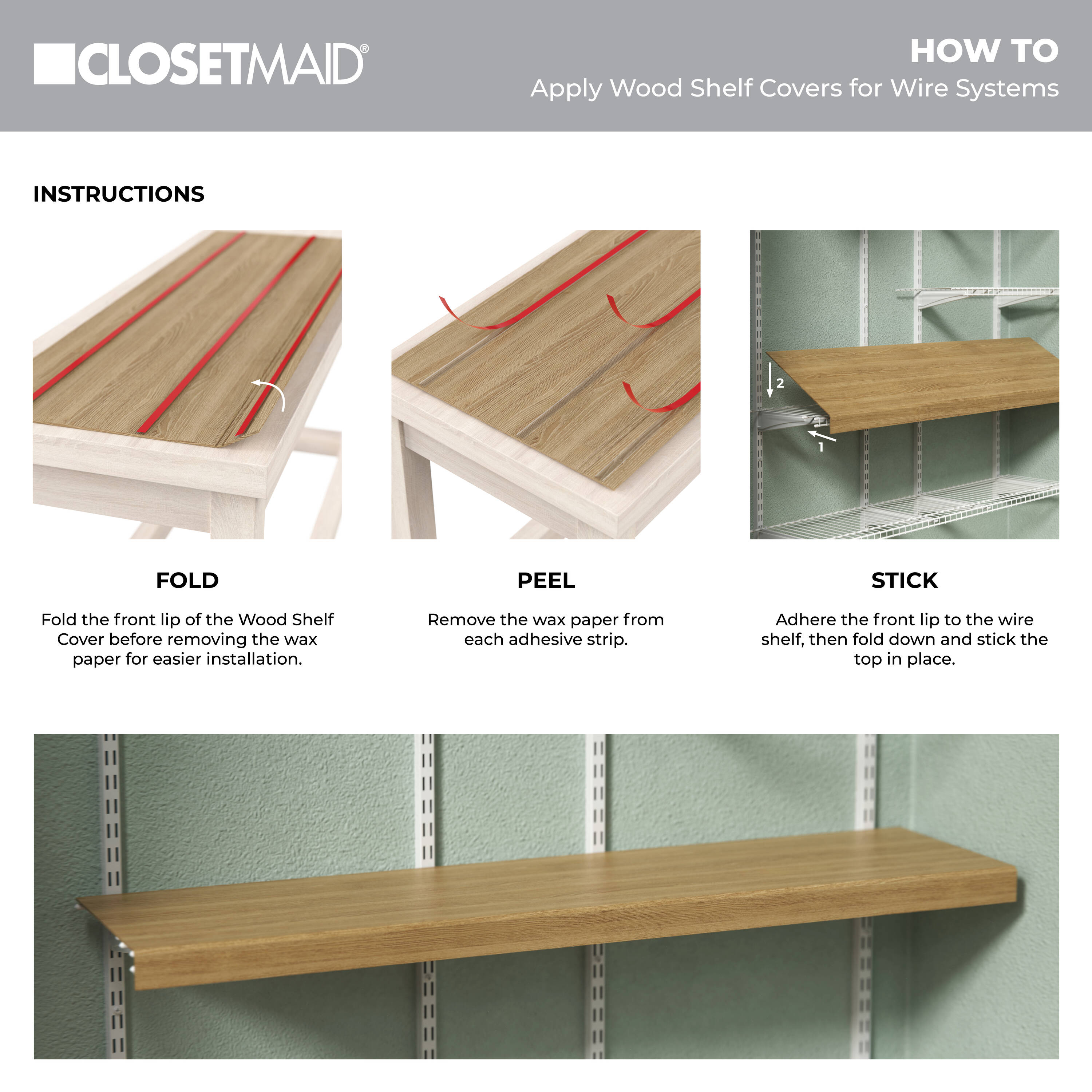ClosetMaid 10000-07925 Shelf-Liner - View #7