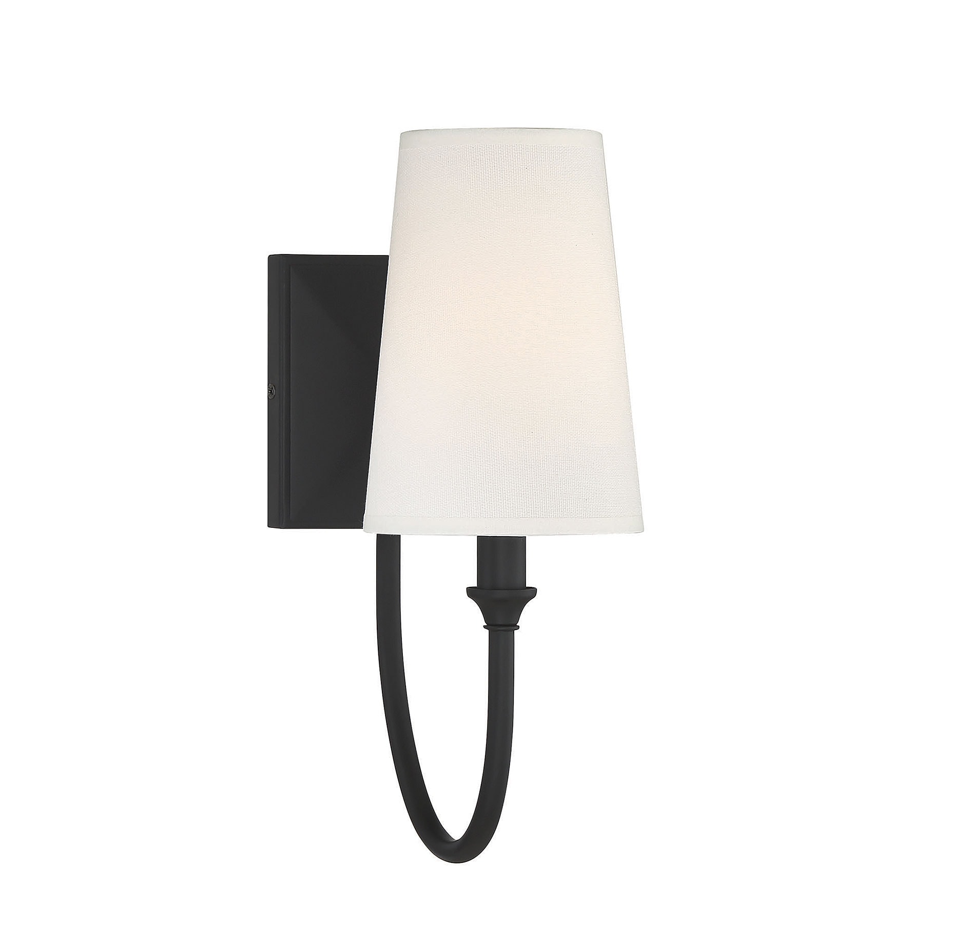  LW-SH637256 13-in W 1-Light Matte Black Transitional Wall Sconce