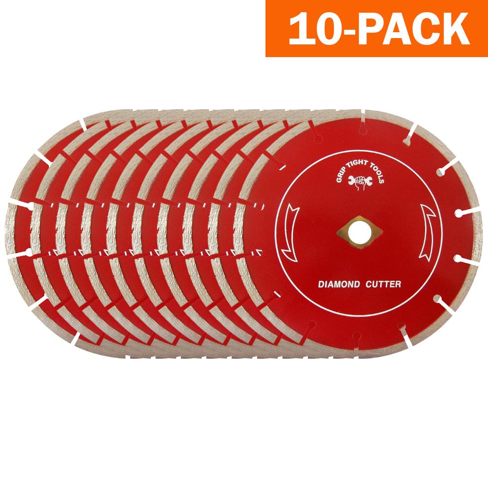 Grip Tight Tools Classic 4-in Wet/Dry Segmented Rim Diamond Saw Blade at