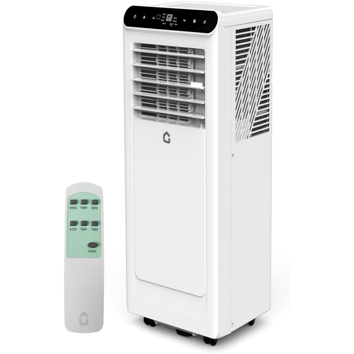 WhizMax LSHQQPHK-337DW8VN 8000 BTU DOE 115 Voltage Portable Air Conditioner with Remote Control Included Cools 350 Sq. Ft.