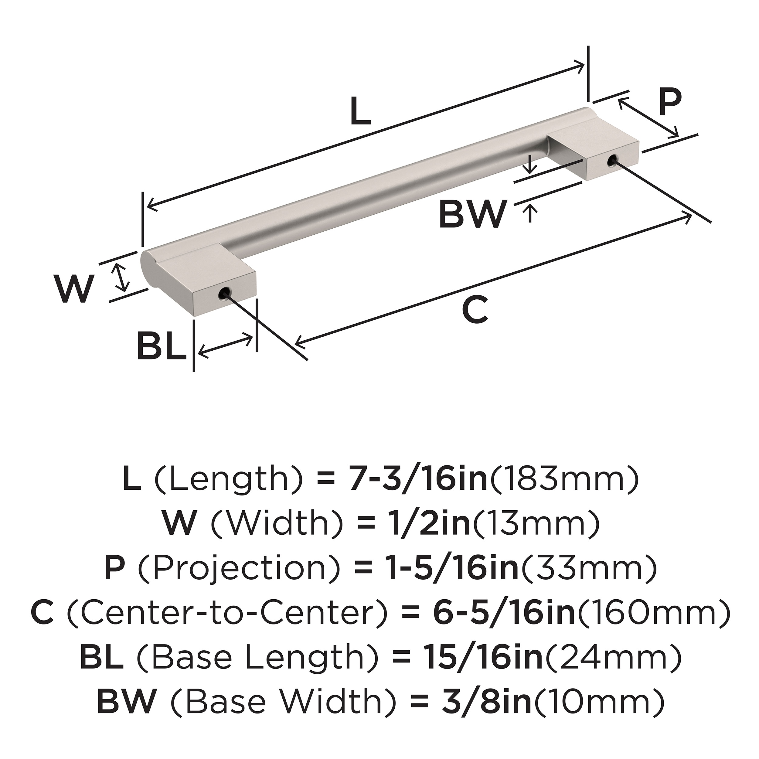 Amerock BP36914G10 Cabinet-Pulls - View #4