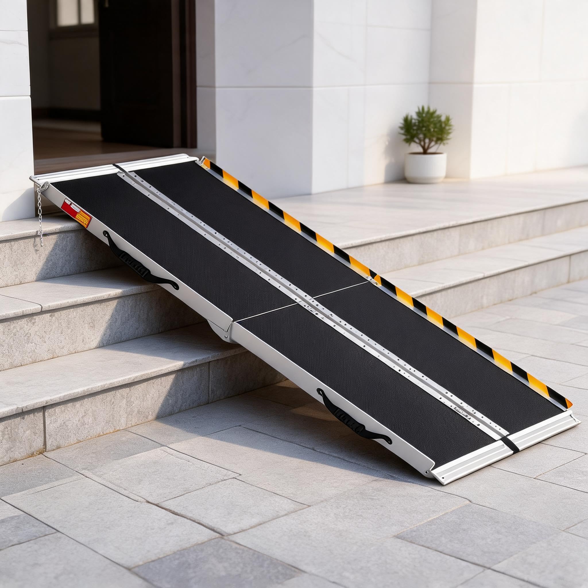 DEXSO 6FT Foldable Aluminum Wheelchair Ramp Heavy Duty at Lowes.com