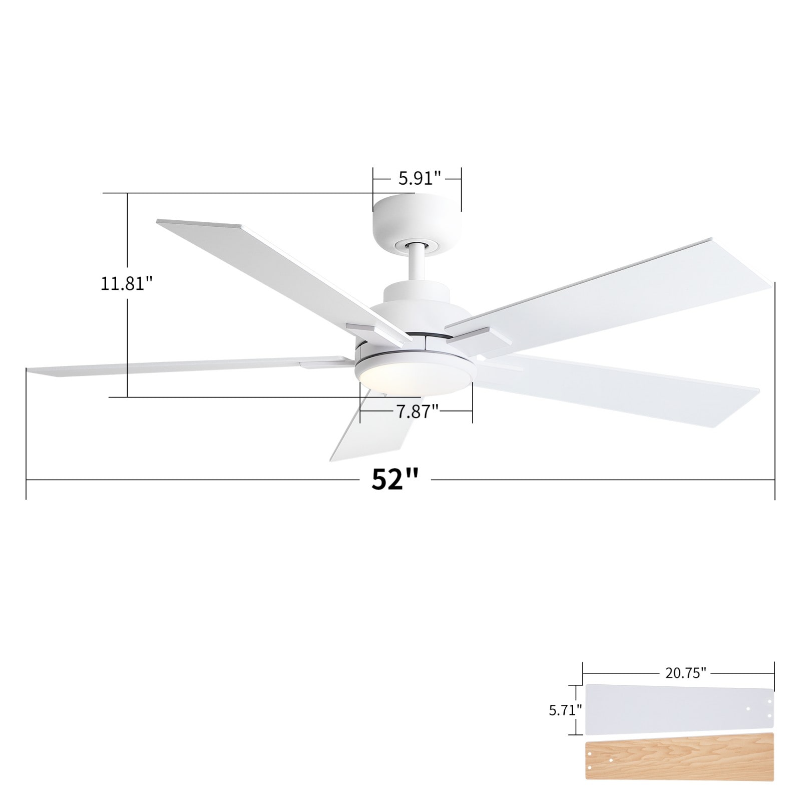 GlasFlength LW-CF-054 Ceiling-Fans - View #3