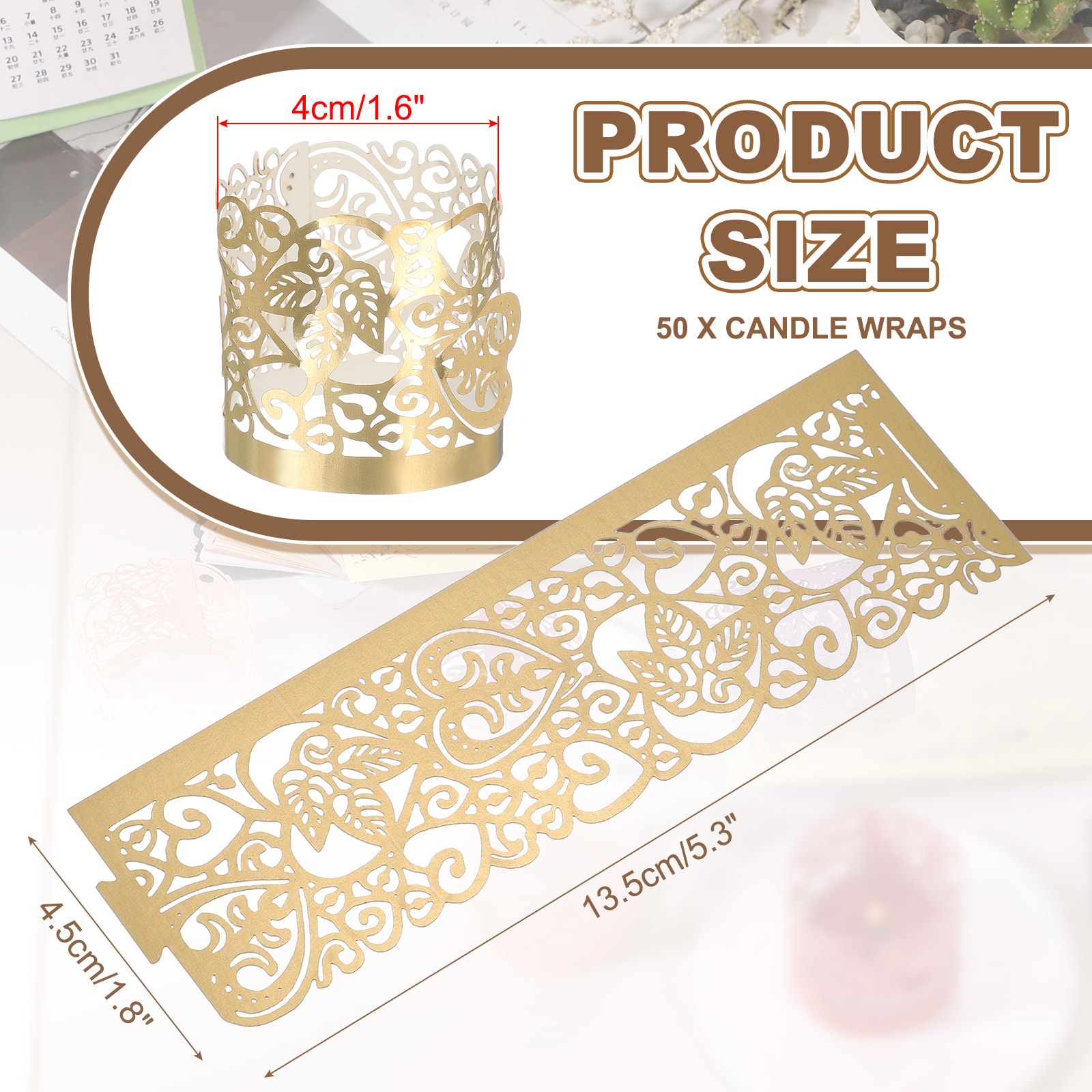 Unique Bargains S26011401UX1018 Candle-Holders - View #2