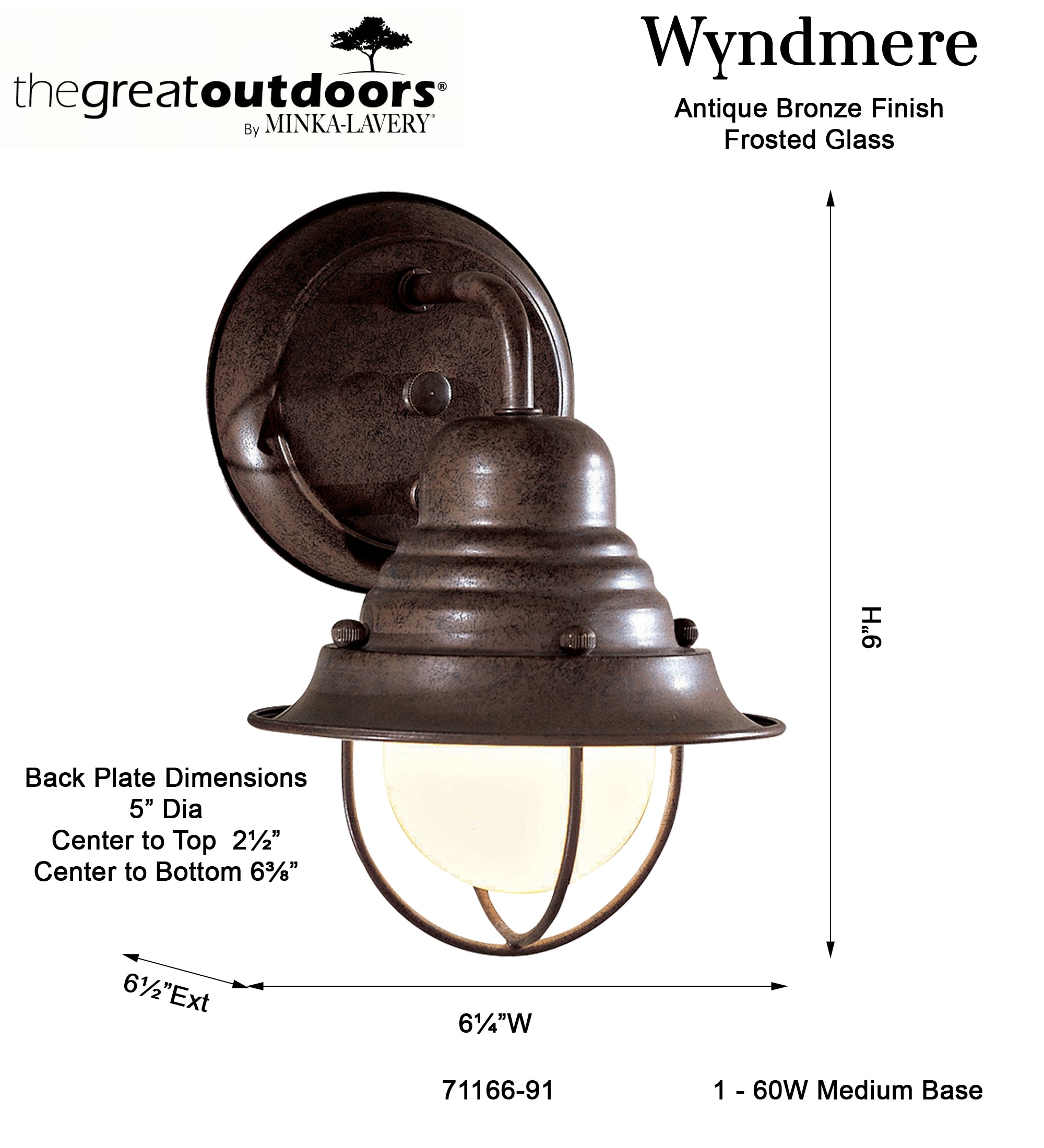 Minka Lavery 71166-91 Outdoor-Wall-Lighting - View #3