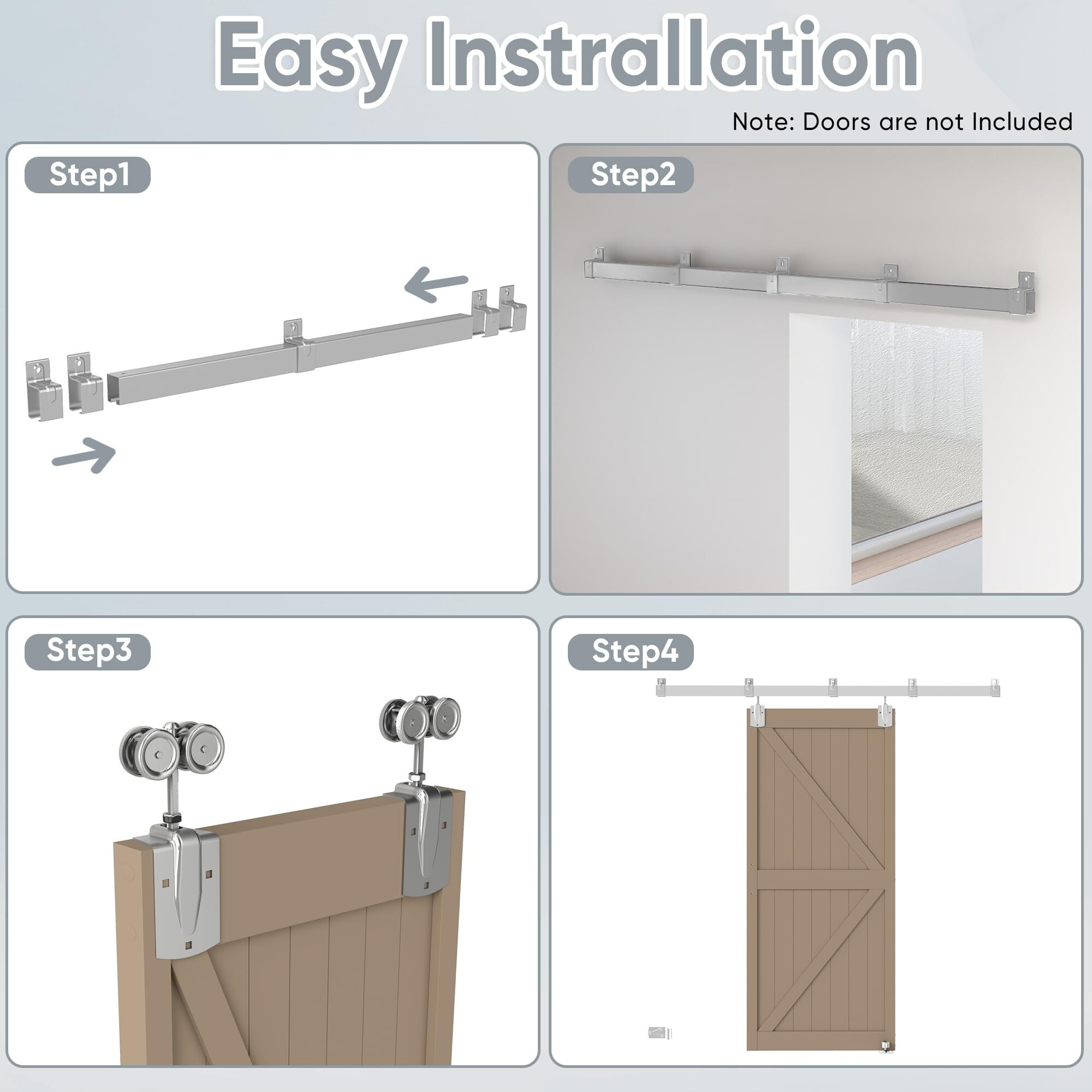Phyfalip LPF0502Q29 Barn-Door-Roller-Kits - View #5
