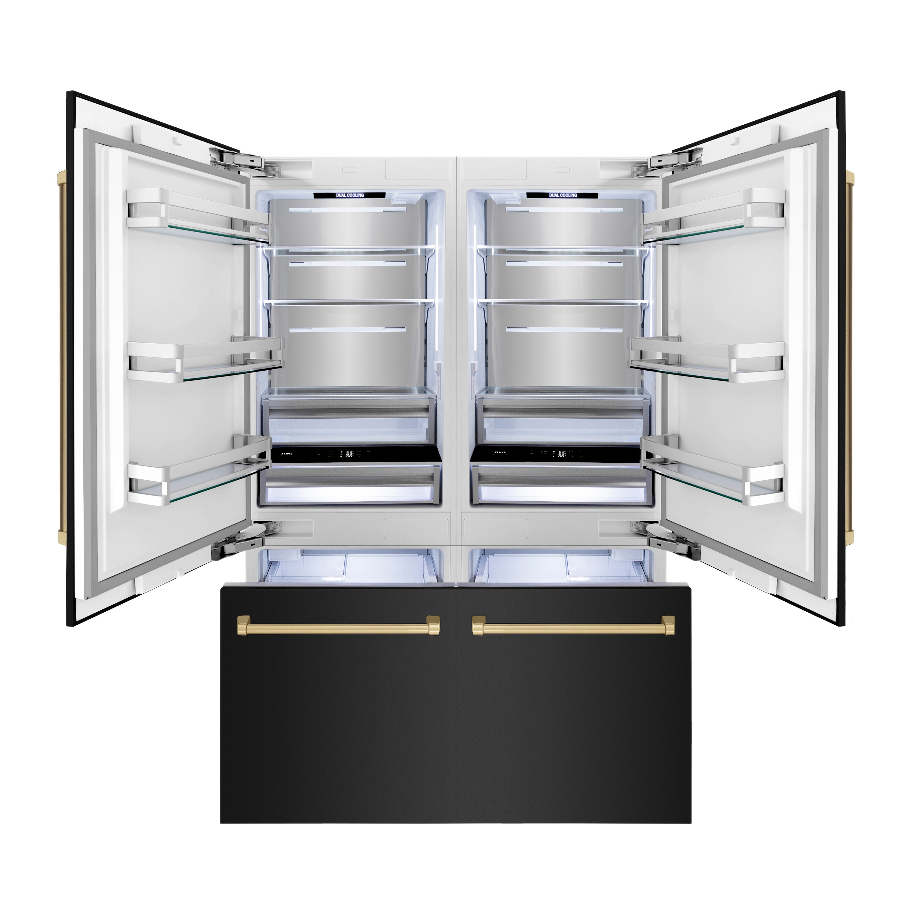 ZLINE KITCHEN & BATH RBIVZ-BS-60-CB French-Door-Refrigerators - View #3