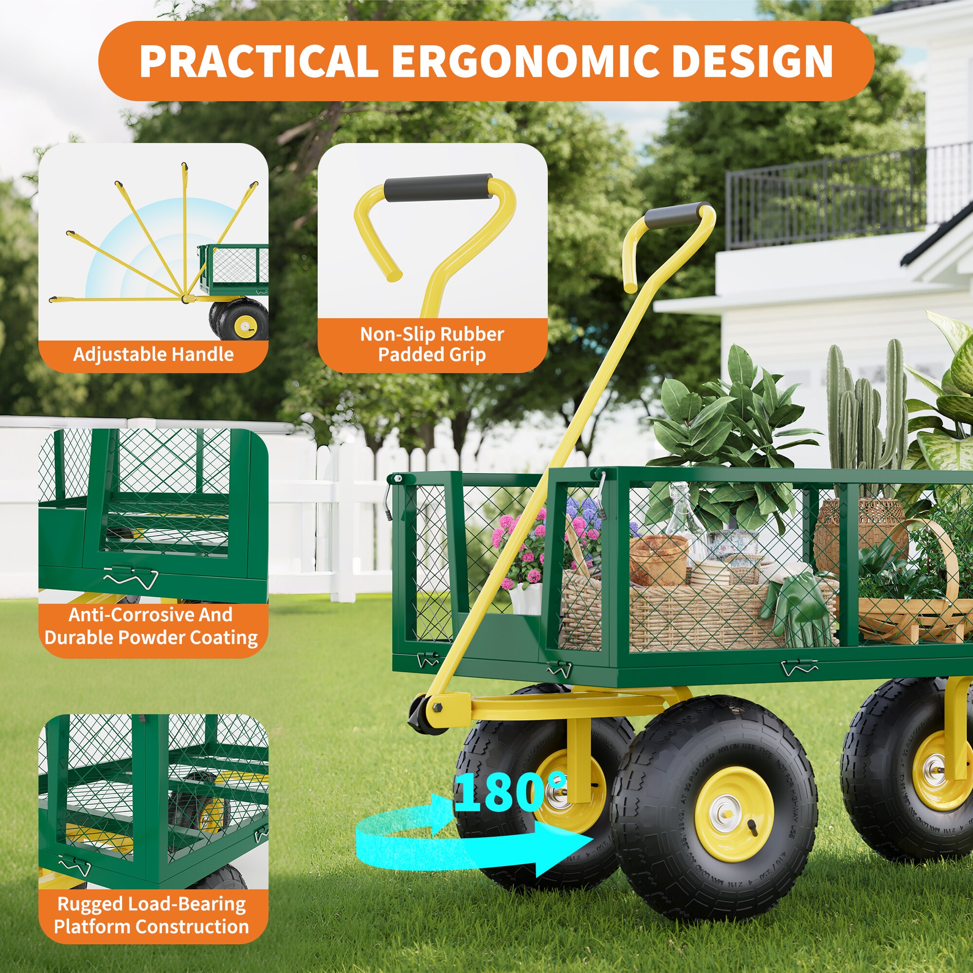 GarveeLife FLYPHO34H8UK4H Plant-Caddy-Cart - View #5