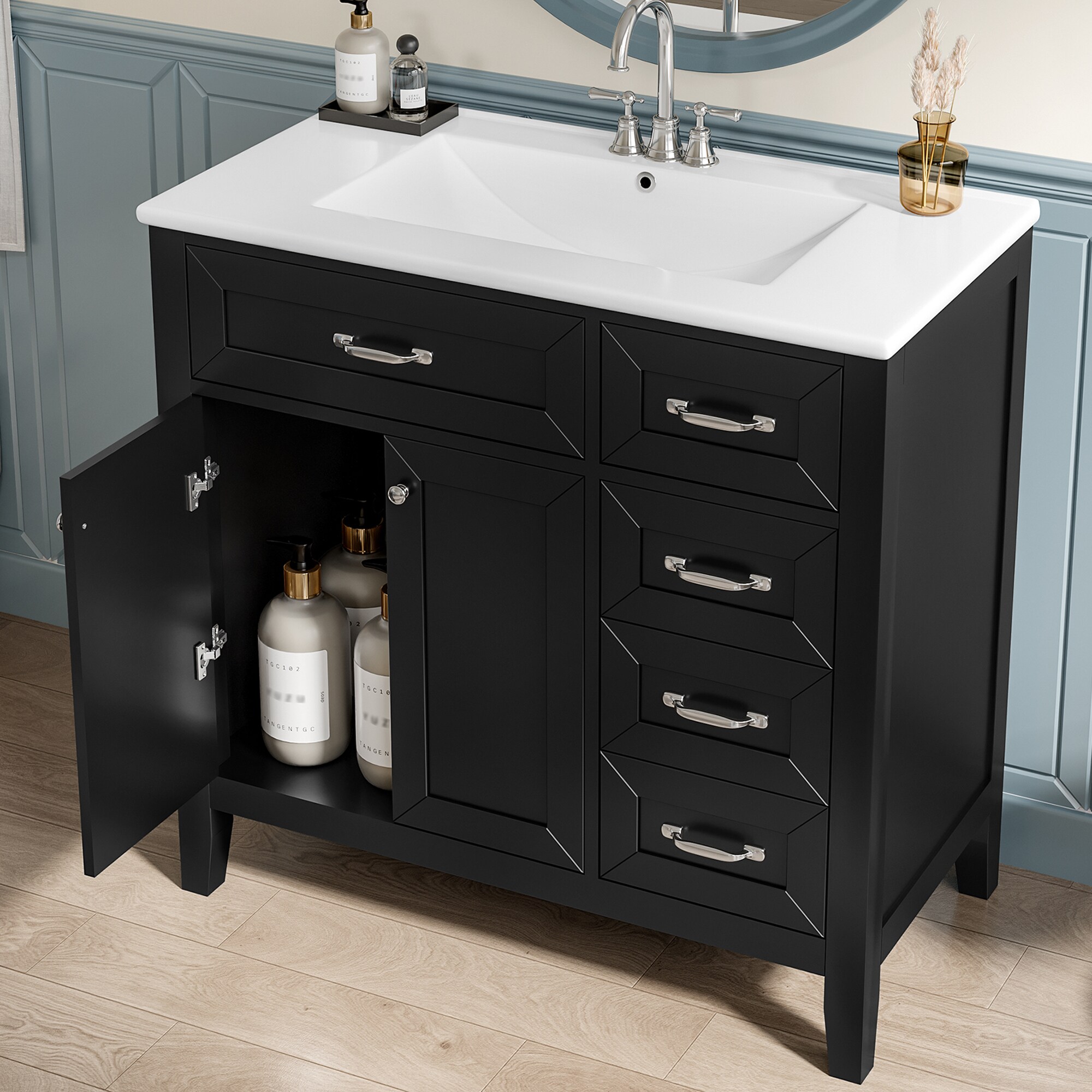 ModernLuxe L3P-N725P246491B Bath-Vanity-Combo - View #19