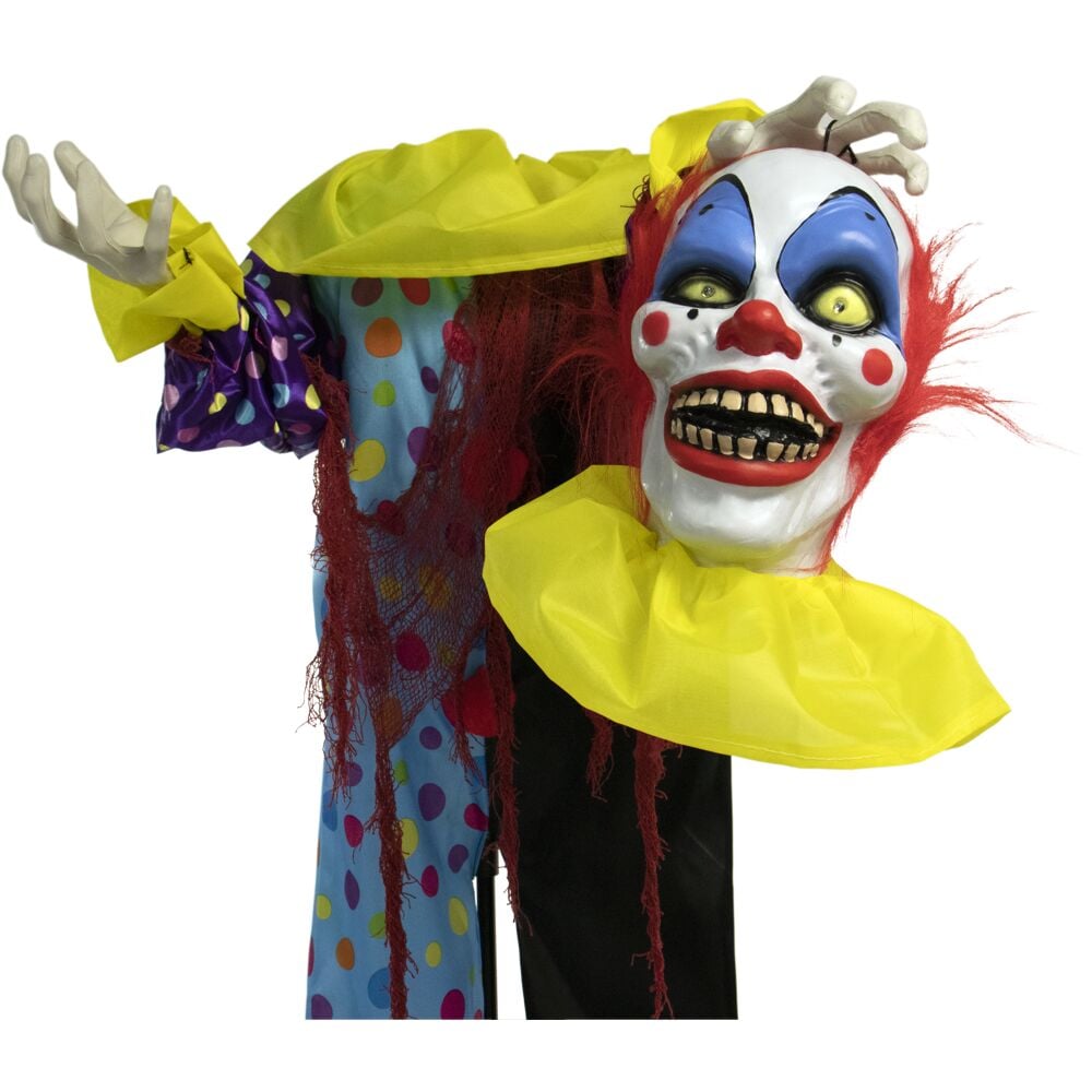 Haunted Hill Farm 5-ft Talking Pre-Lit Animatronic Haunted House Free ...