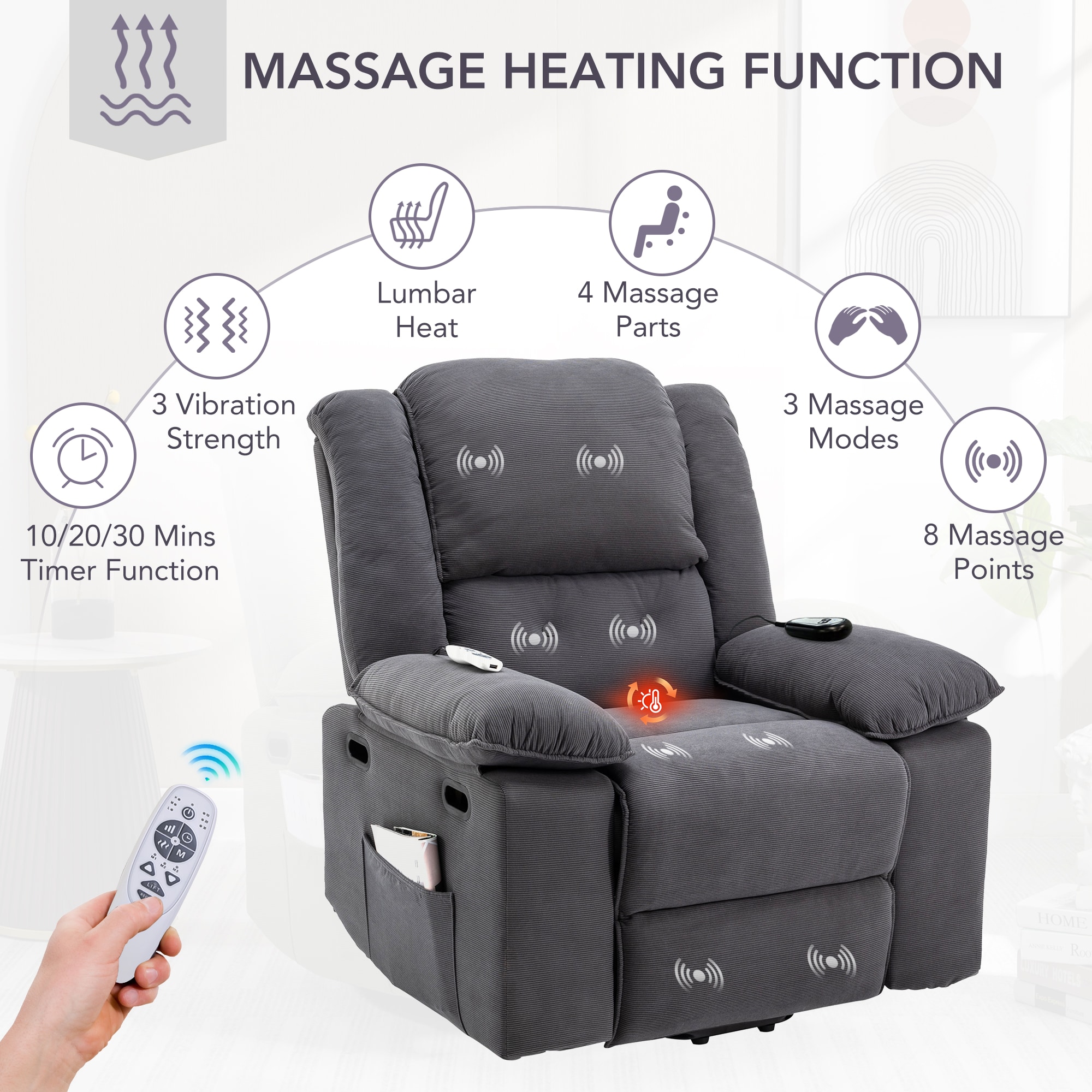 LOVMOR SF-L-N719P243150E recliners - View #3