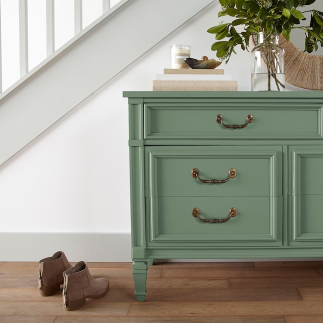 Magnolia Home by Joanna Gaines Magnolia Green Water-Based Chalky Paint (1-quart) | 00176804