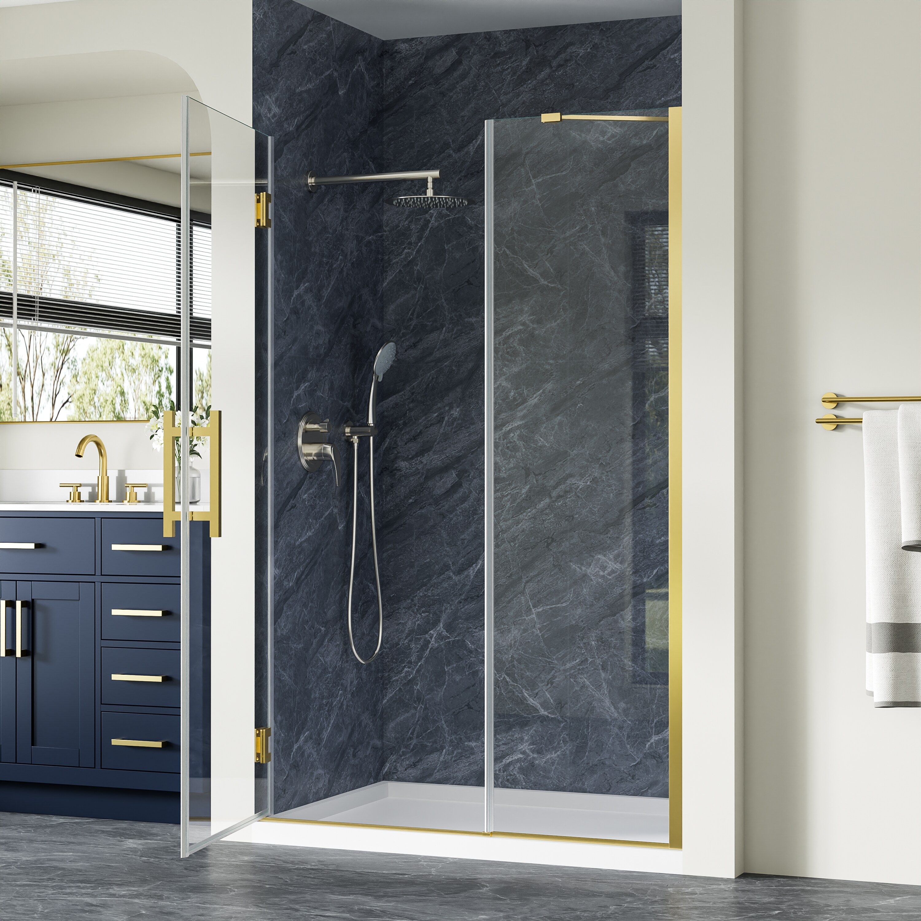 Forclover FLW-DP48BG Shower-Doors - View #3
