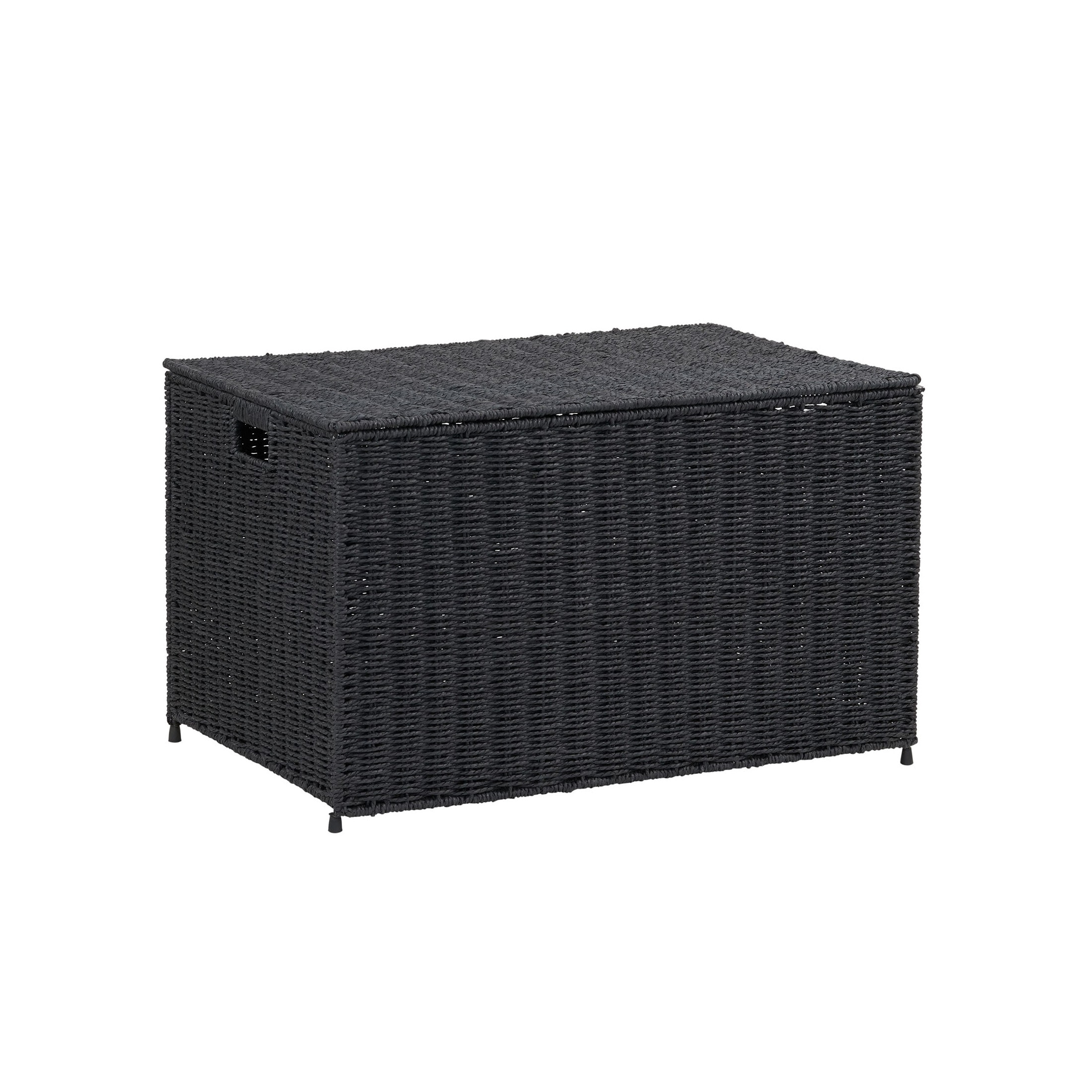 Household Essentials Woven Chest Decorative Paper Rope Storage Chest for Home Organization #HHML-7135