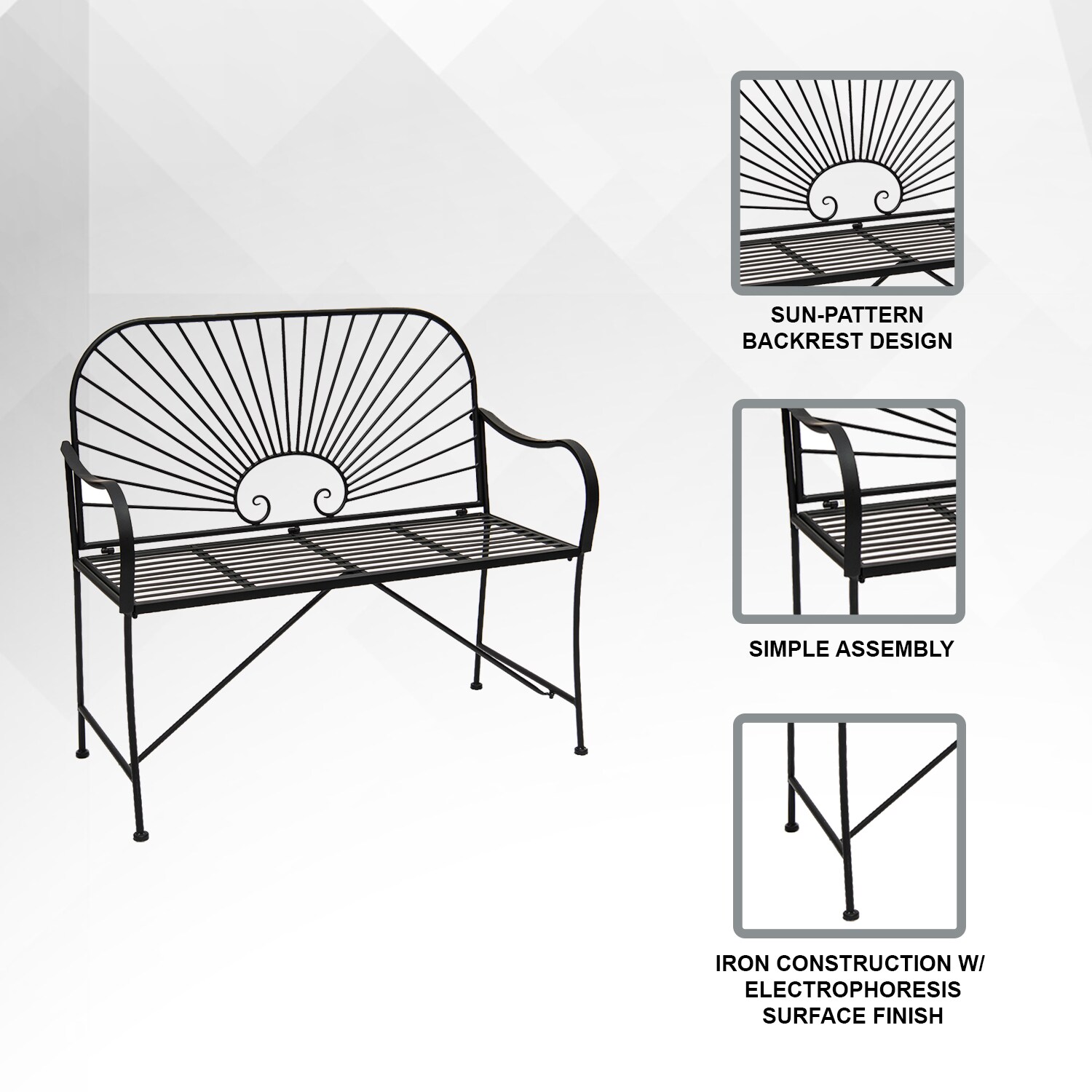 XBrand ALLB0084BK benches - View #8