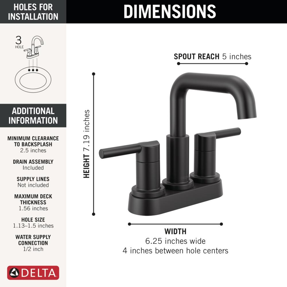Delta 25849LF-BL Lavatory-Faucets - View #5