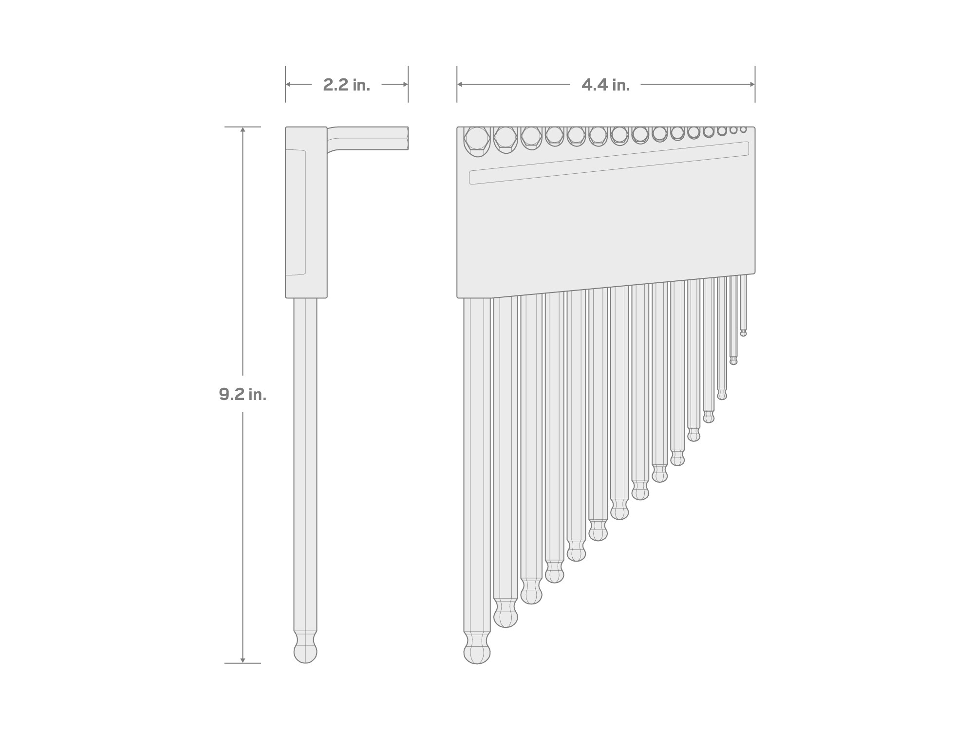 TEKTON KLX91201 Hex-Torx-Key - View #8