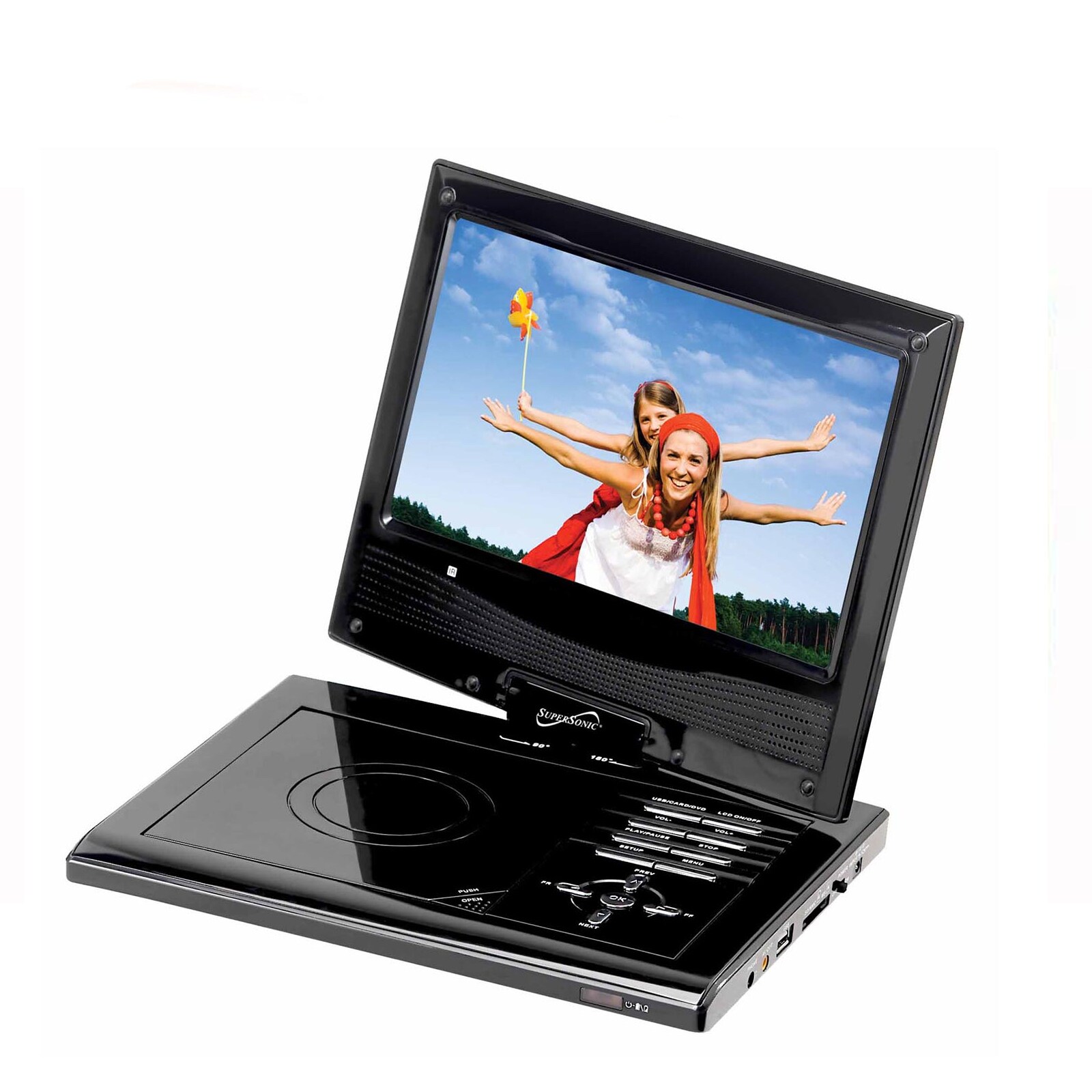 Supersonic 84975311M 480P DVD Player (Black)