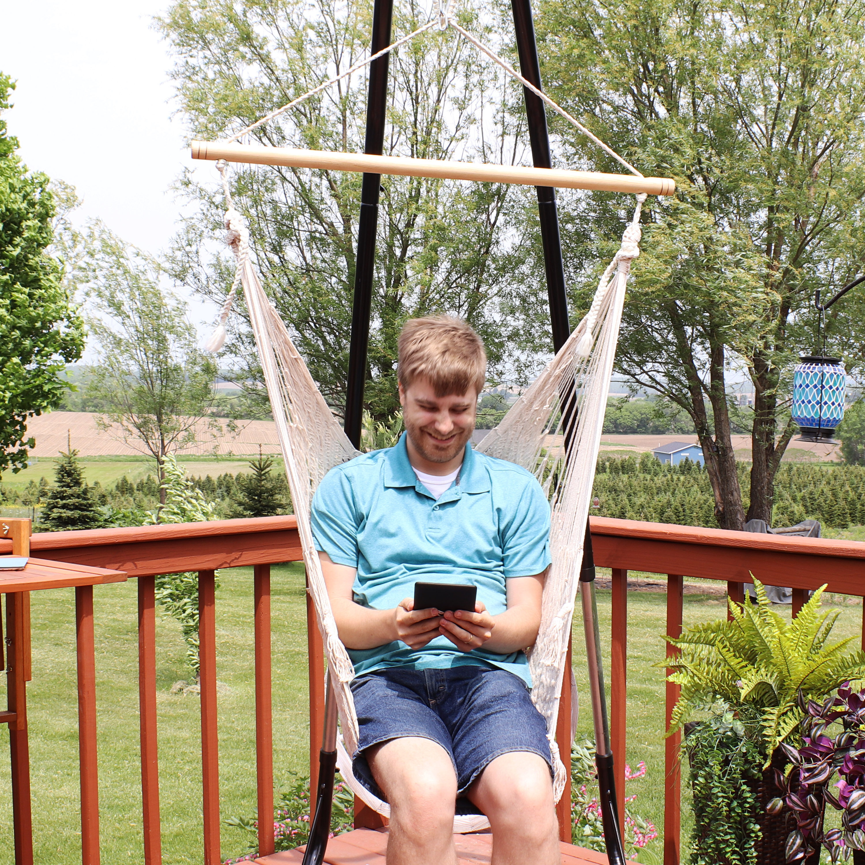 Sunnydaze Decor HMCHAIRXLNAT hammocks - View #4