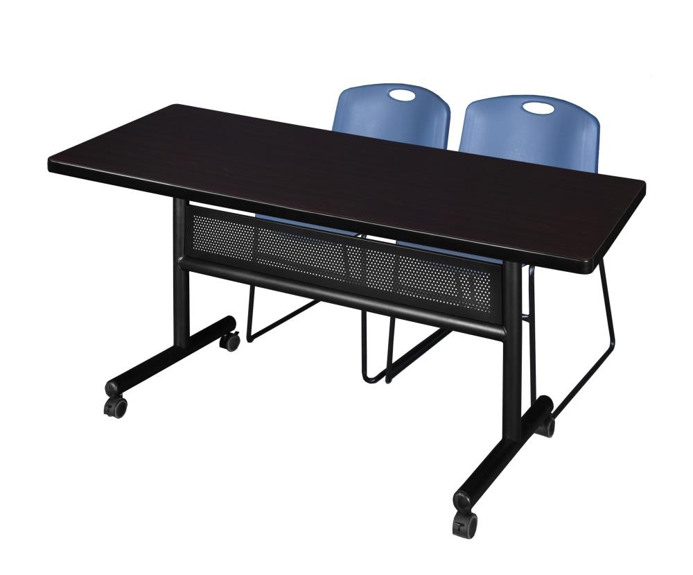 Regency MKFTM6030MW44BE Training Brown 4-Person Training Table (60-in W x 29-in H)