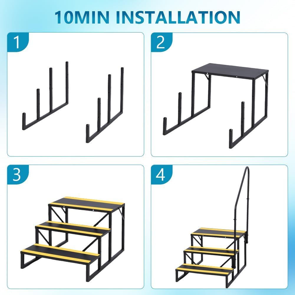 GAOMON LSPPJOK-CP2HS1RQLT Above-Ground-Pool-Lad-Steps - View #5