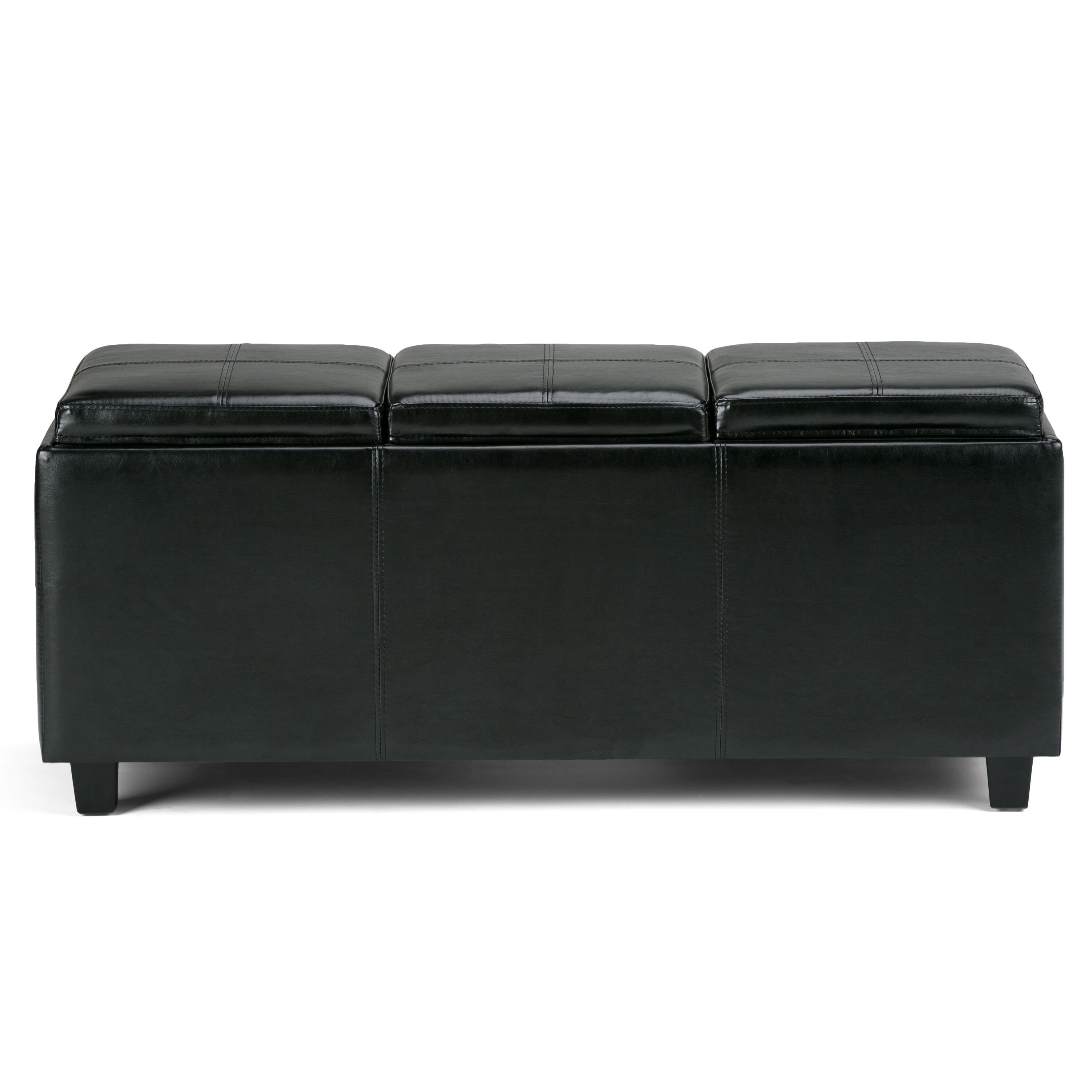 Simpli Home 3AXCAVA-OTTBNCH-02BL Indoor-Ottomans - View #2