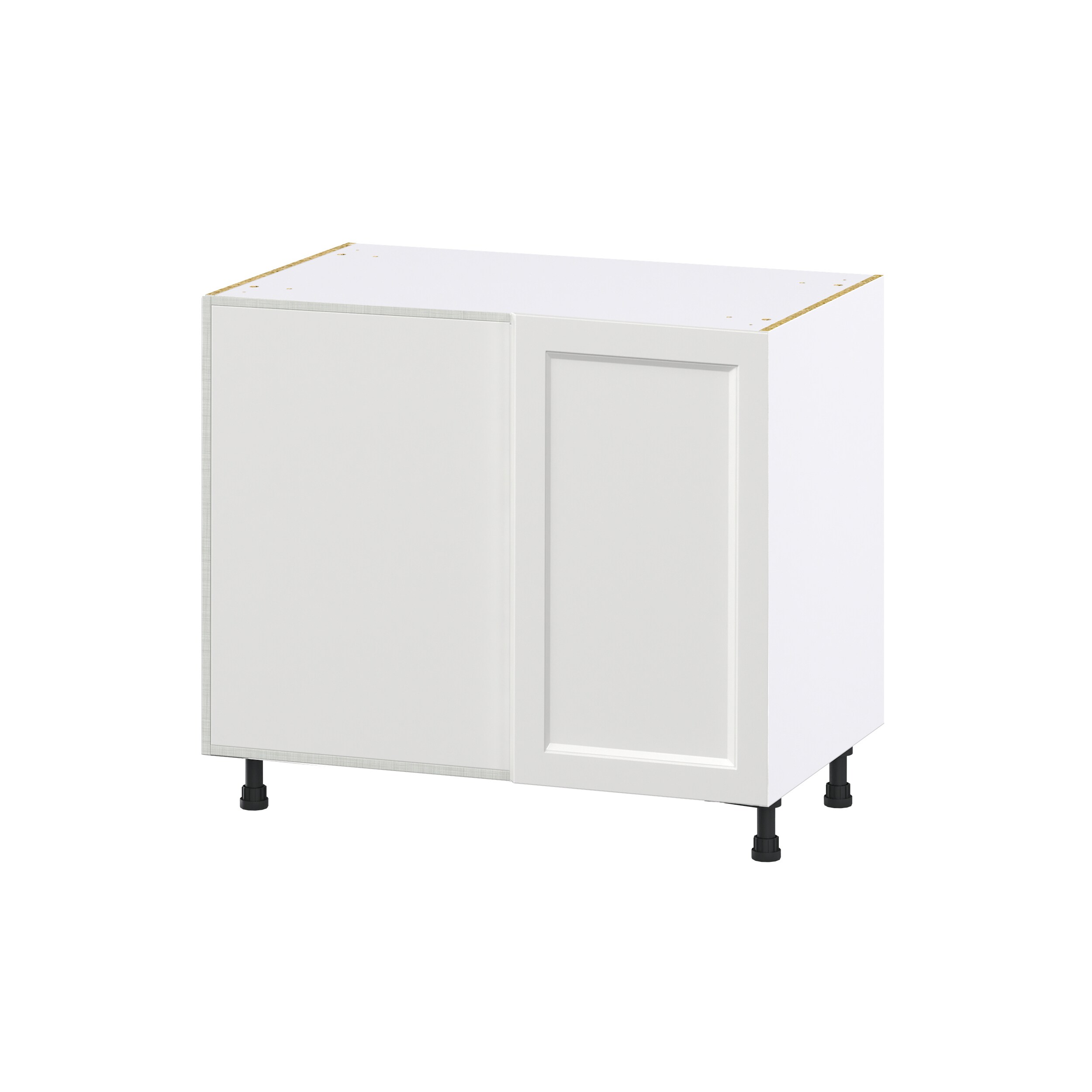 Hugo&Borg DSBBCL39-RI Riviera 39-in W x 34.5-in H x 24-in D Bright White Blind Blind Base Fully assembled Cabinet (Recessed Panel Shaker)