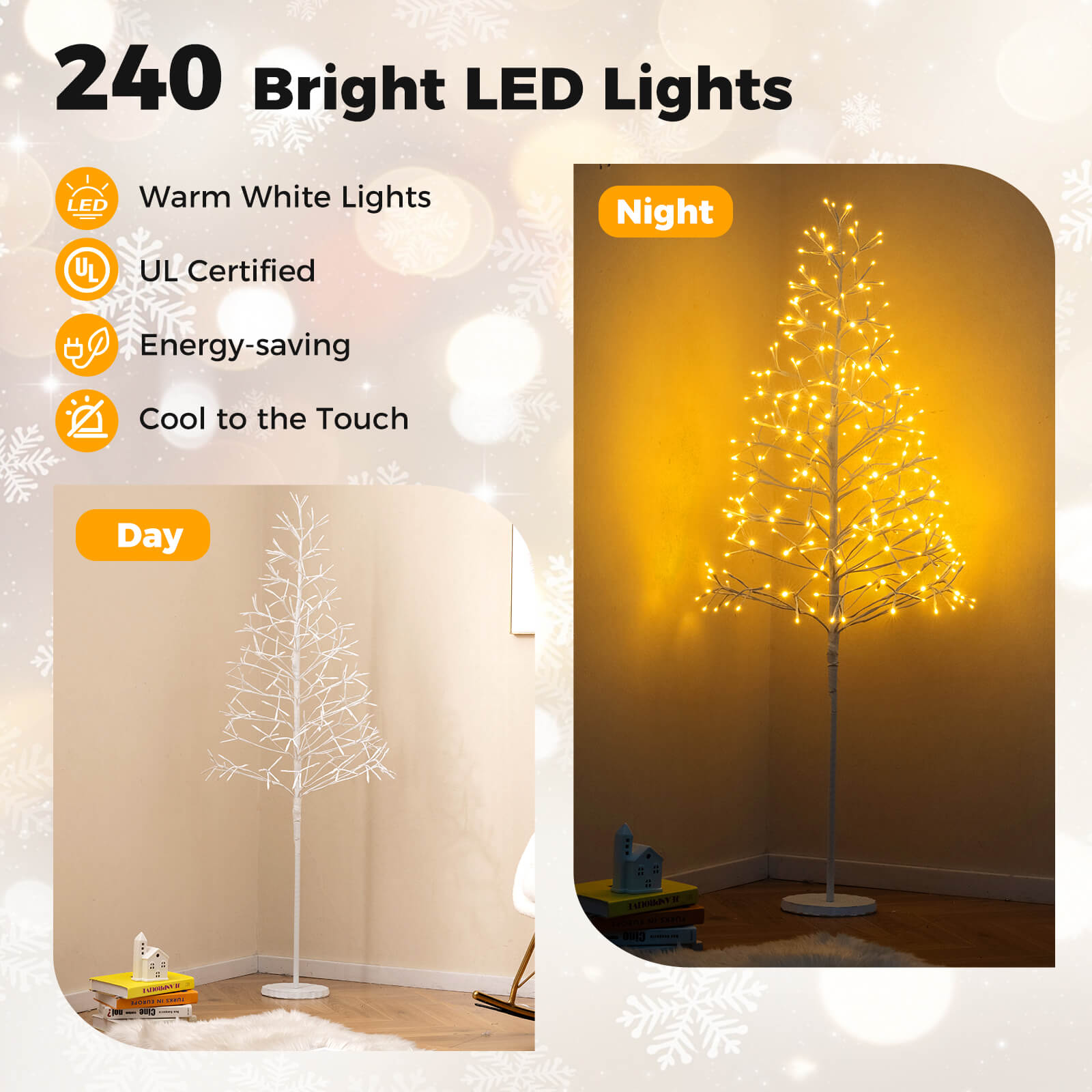 Costway CSHY003040 Artificial-Christmas-Trees - View #7