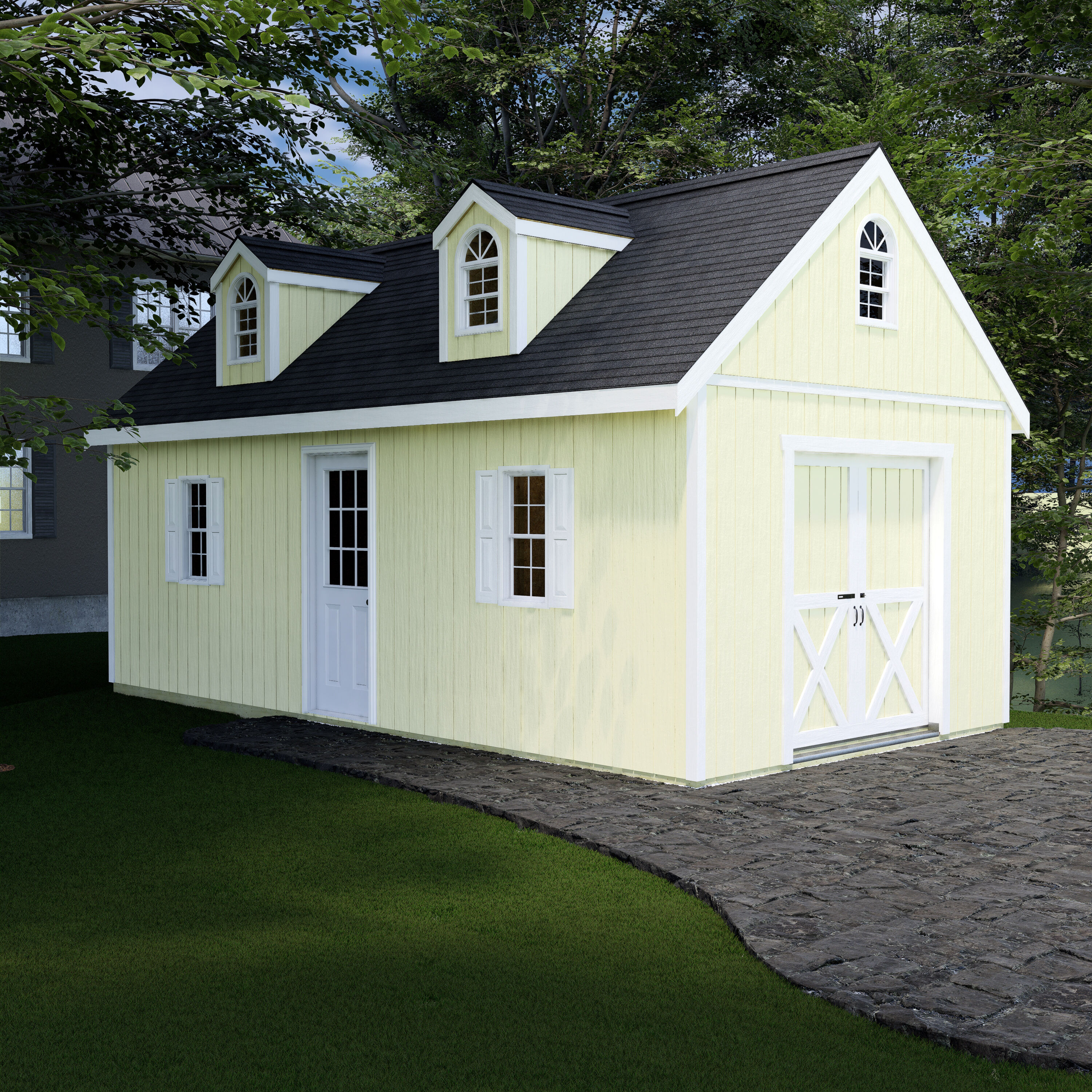Best Barns PPARSD24DRF Wood-Storage-Buildings - View #10